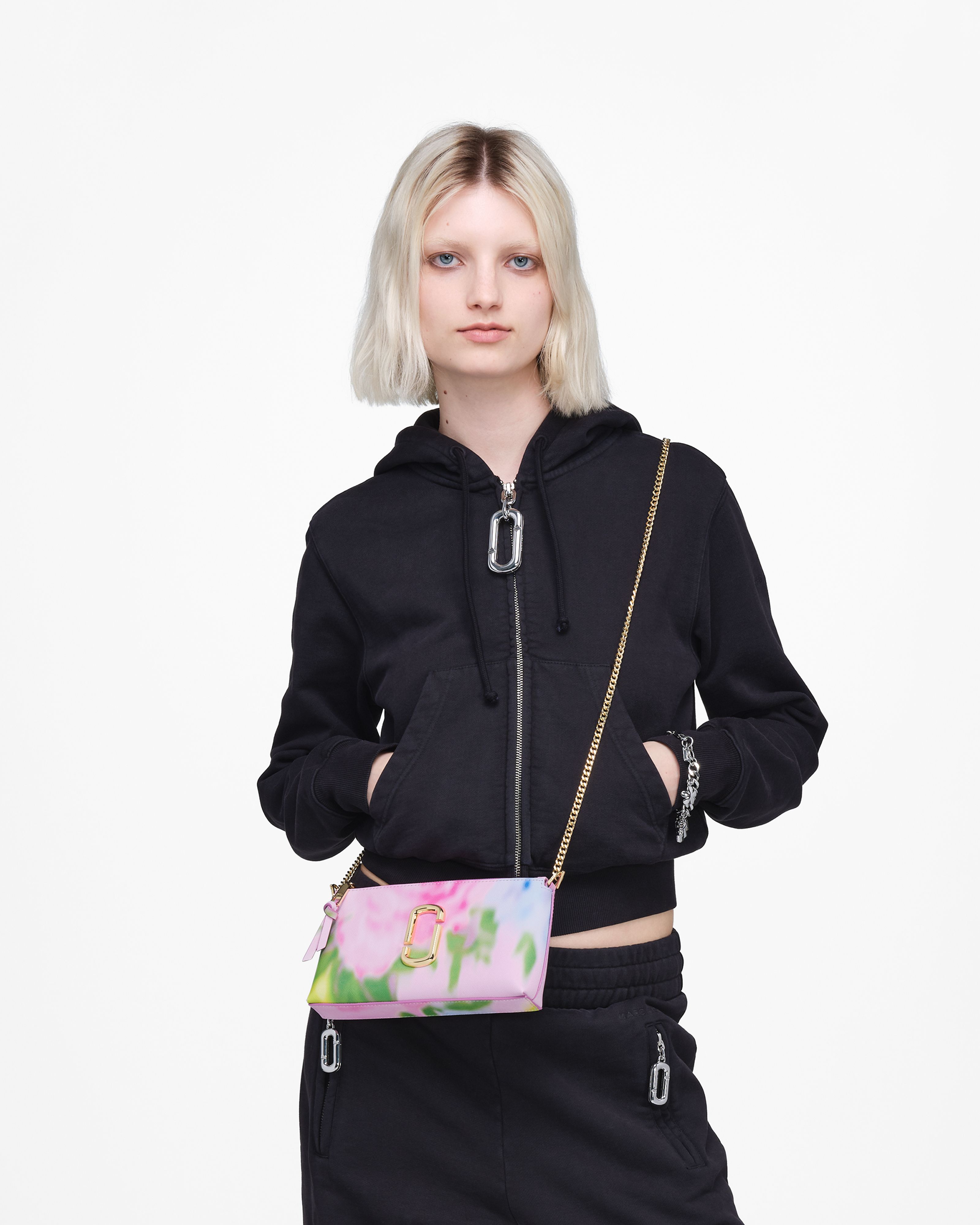 Marc Jacobs - Túi đeo vai The Blurred Floral Snapshot Convertible