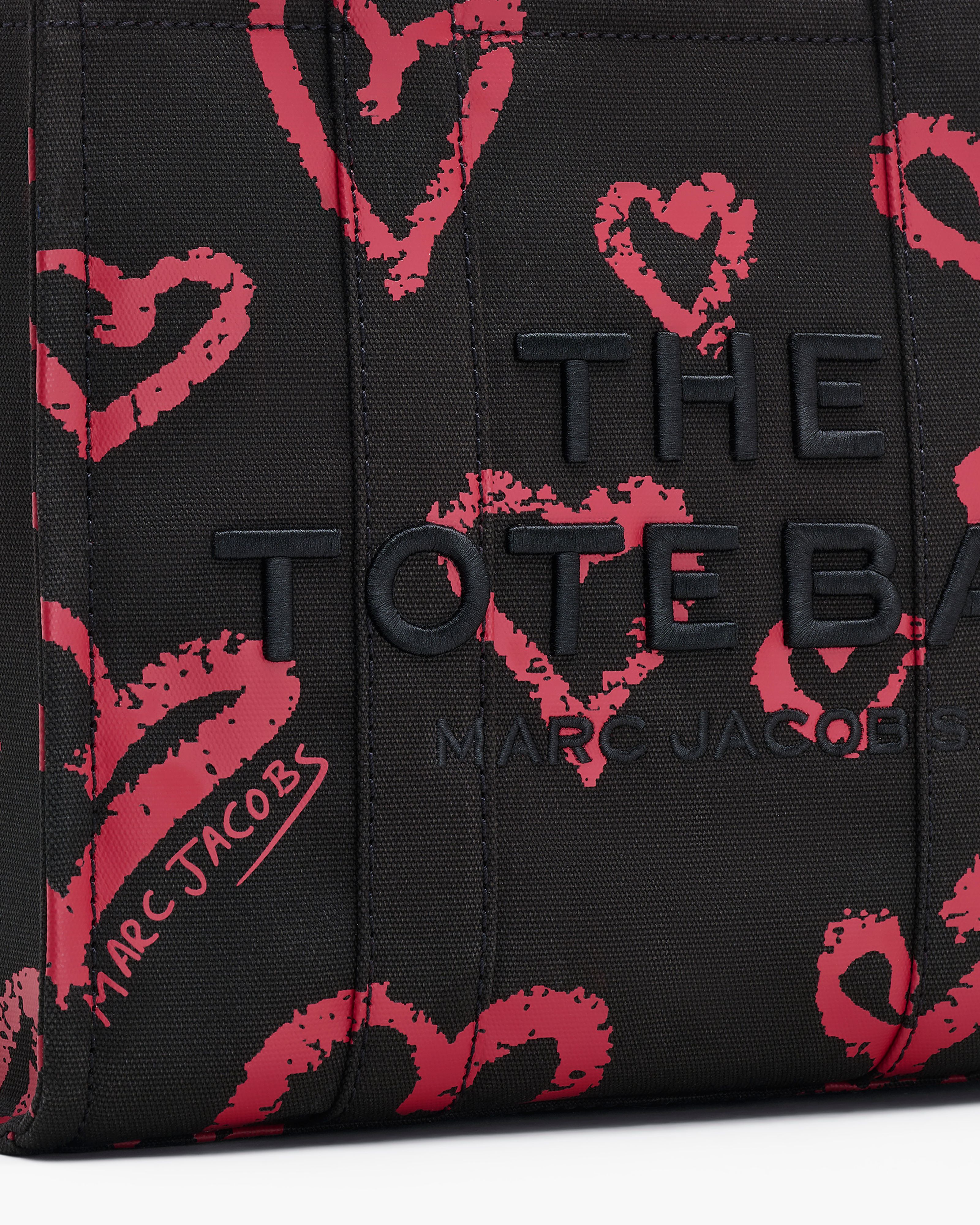 Marc Jacobs - Túi tote Lipstick Heart Canvas Medium