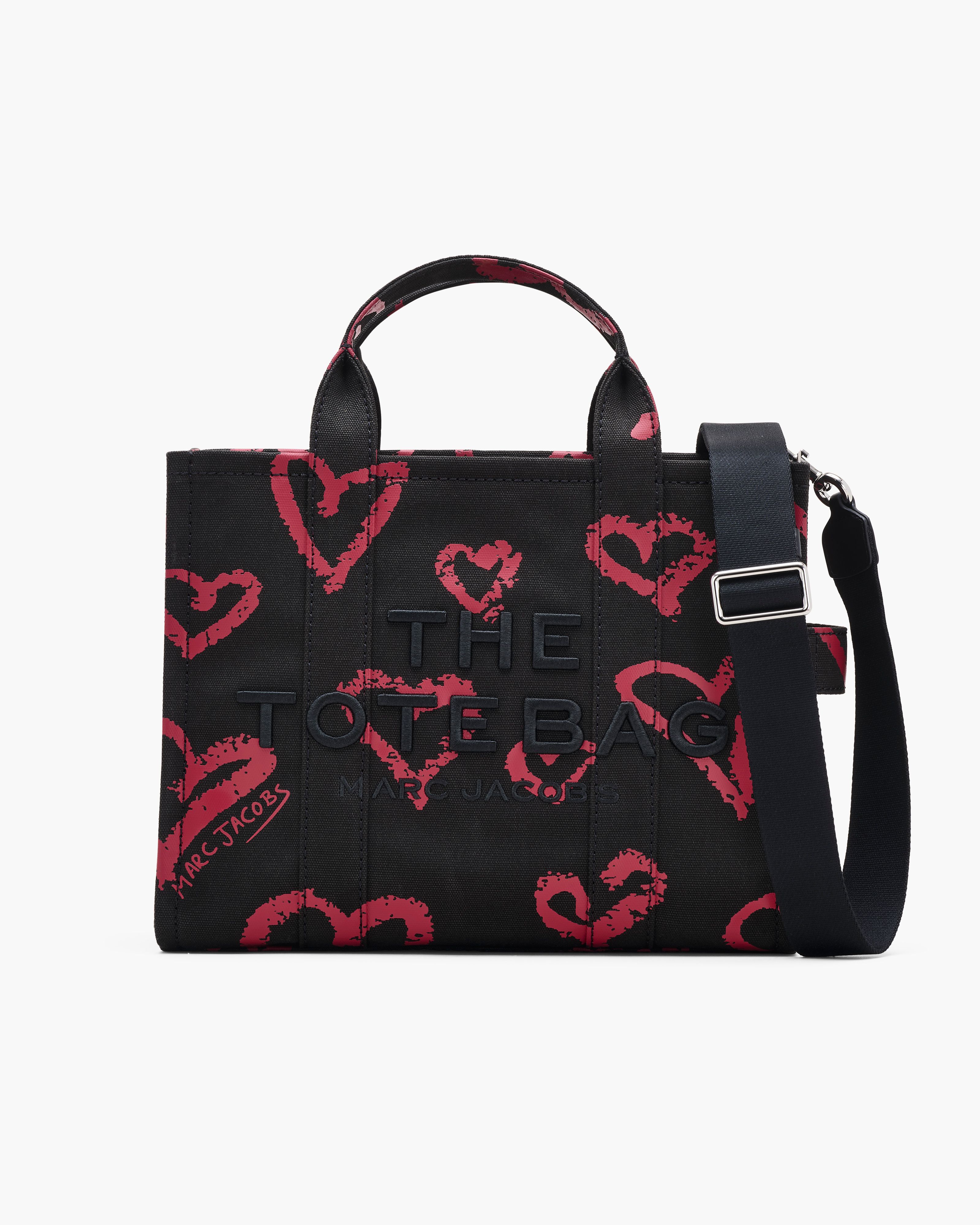 Marc Jacobs - Túi tote Lipstick Heart Canvas Medium