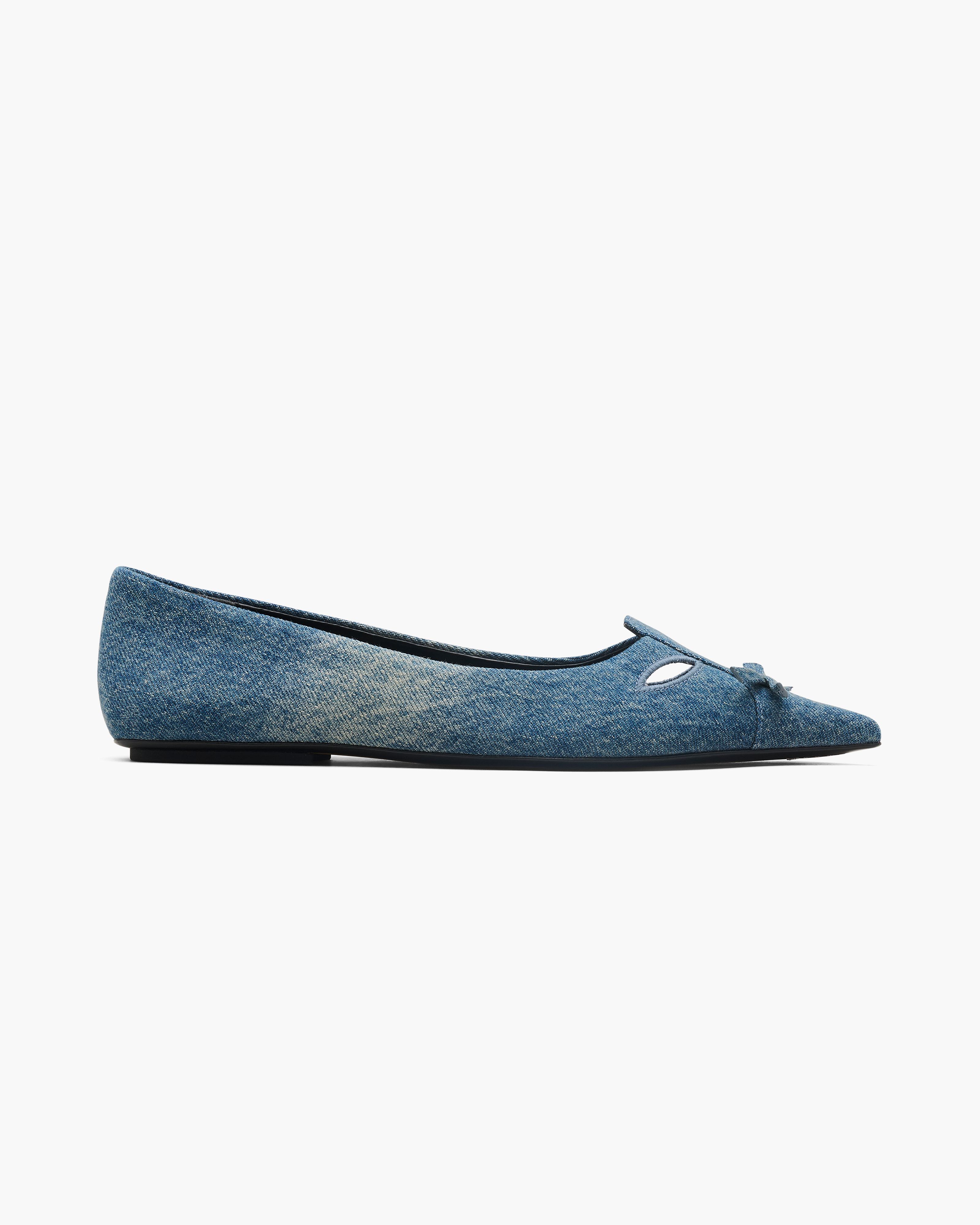 Marc Jacobs - Giày ballet denim Kat