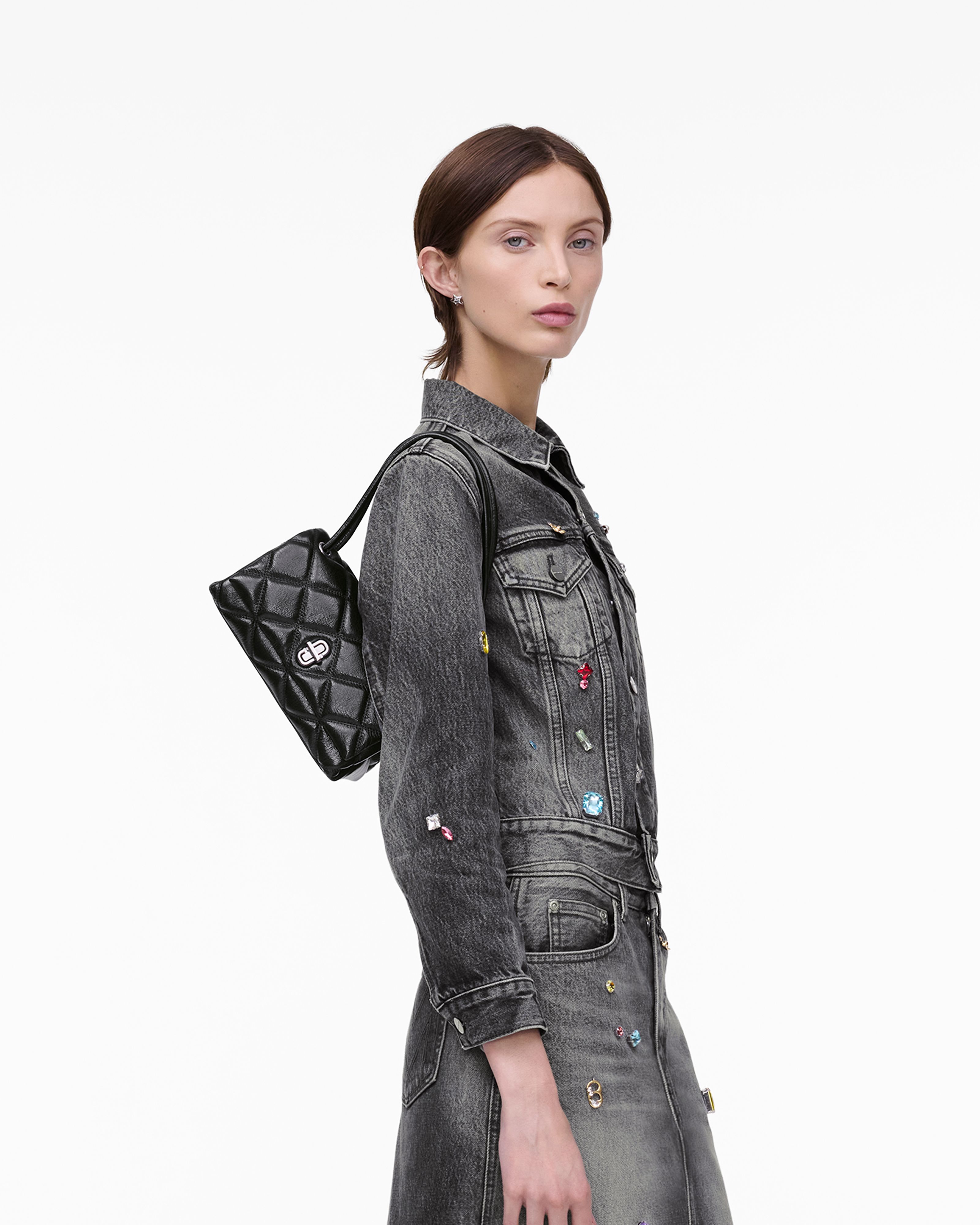 Marc Jacobs - Túi đeo vai Quilted Dual mini