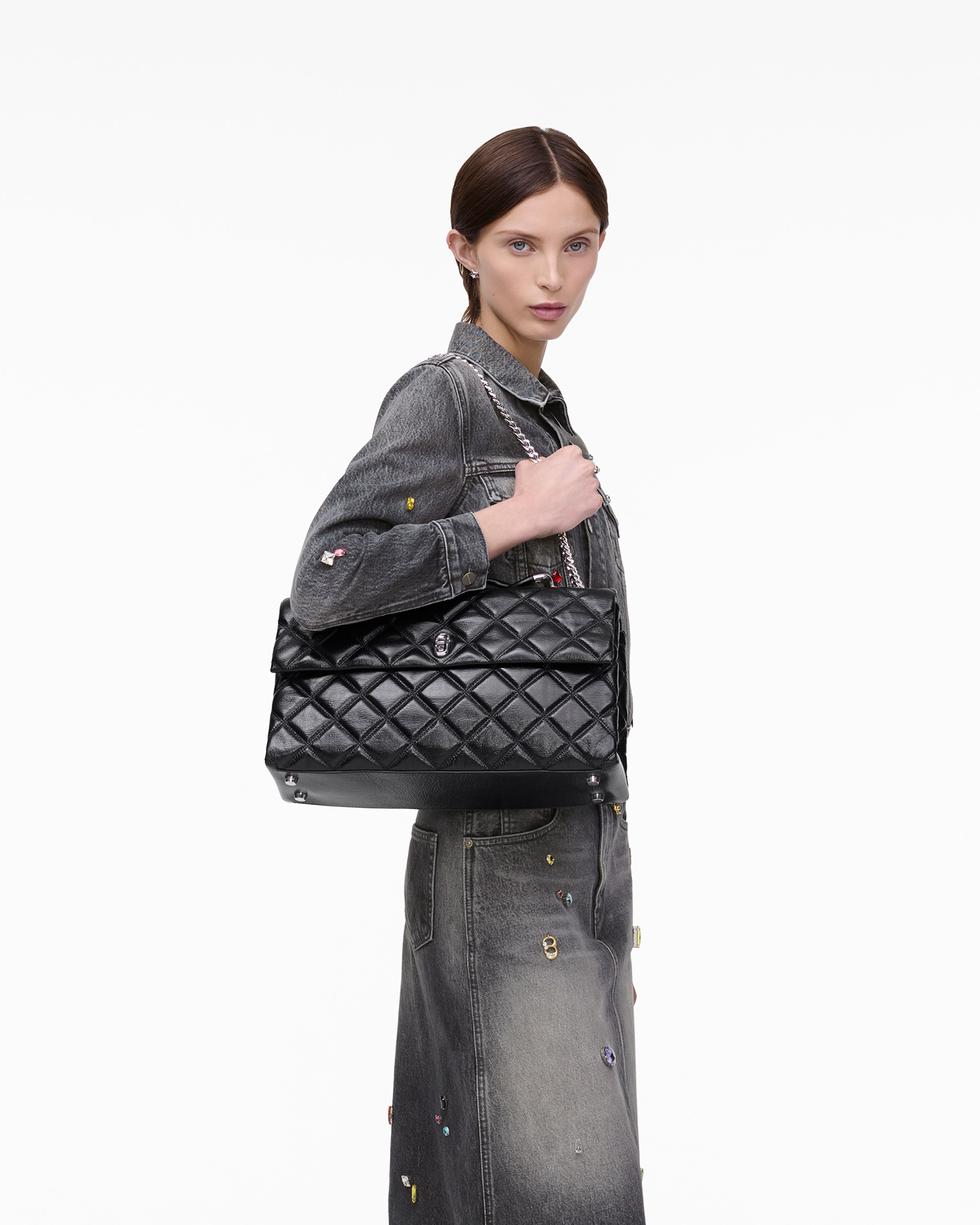 Marc Jacobs - Túi đeo vai Quilted XL Dual Convertible