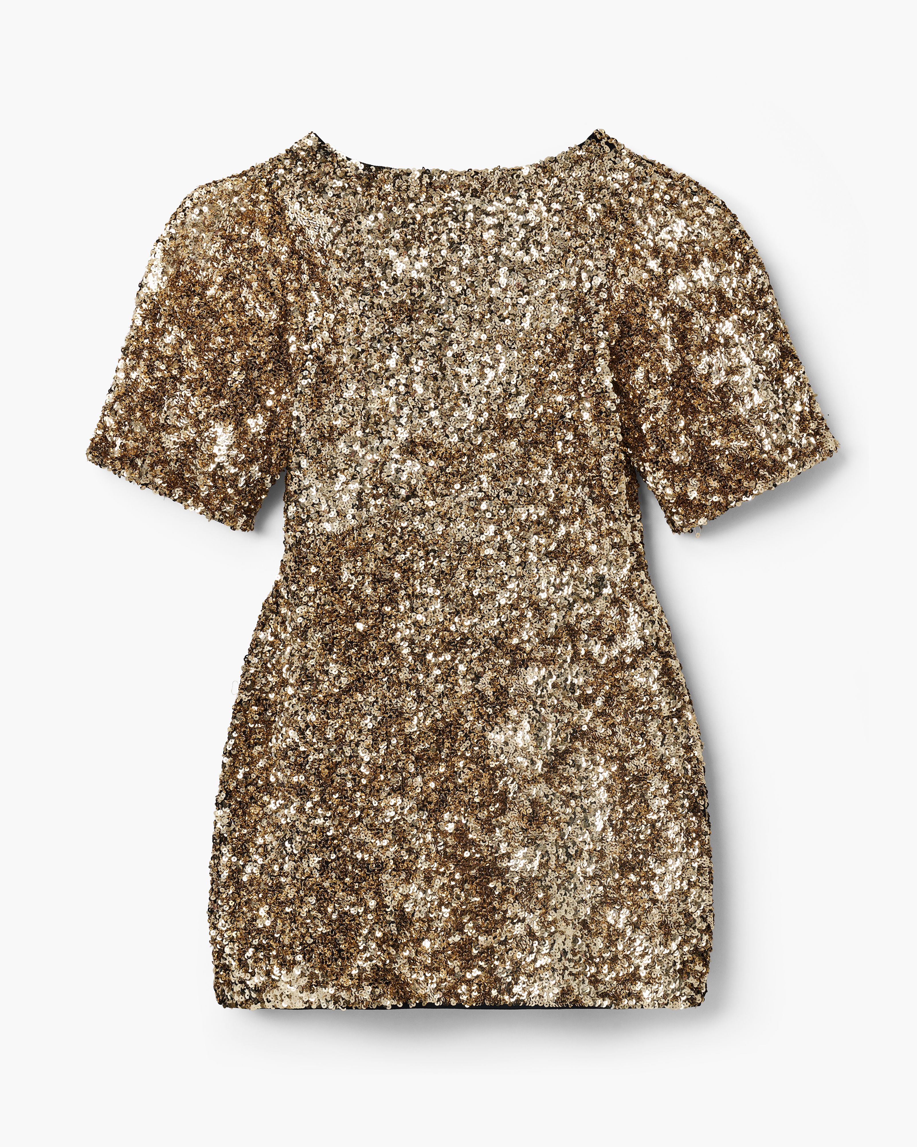 Marc Jacobs - Đầm dệt kim cổ chữ V đính sequin
