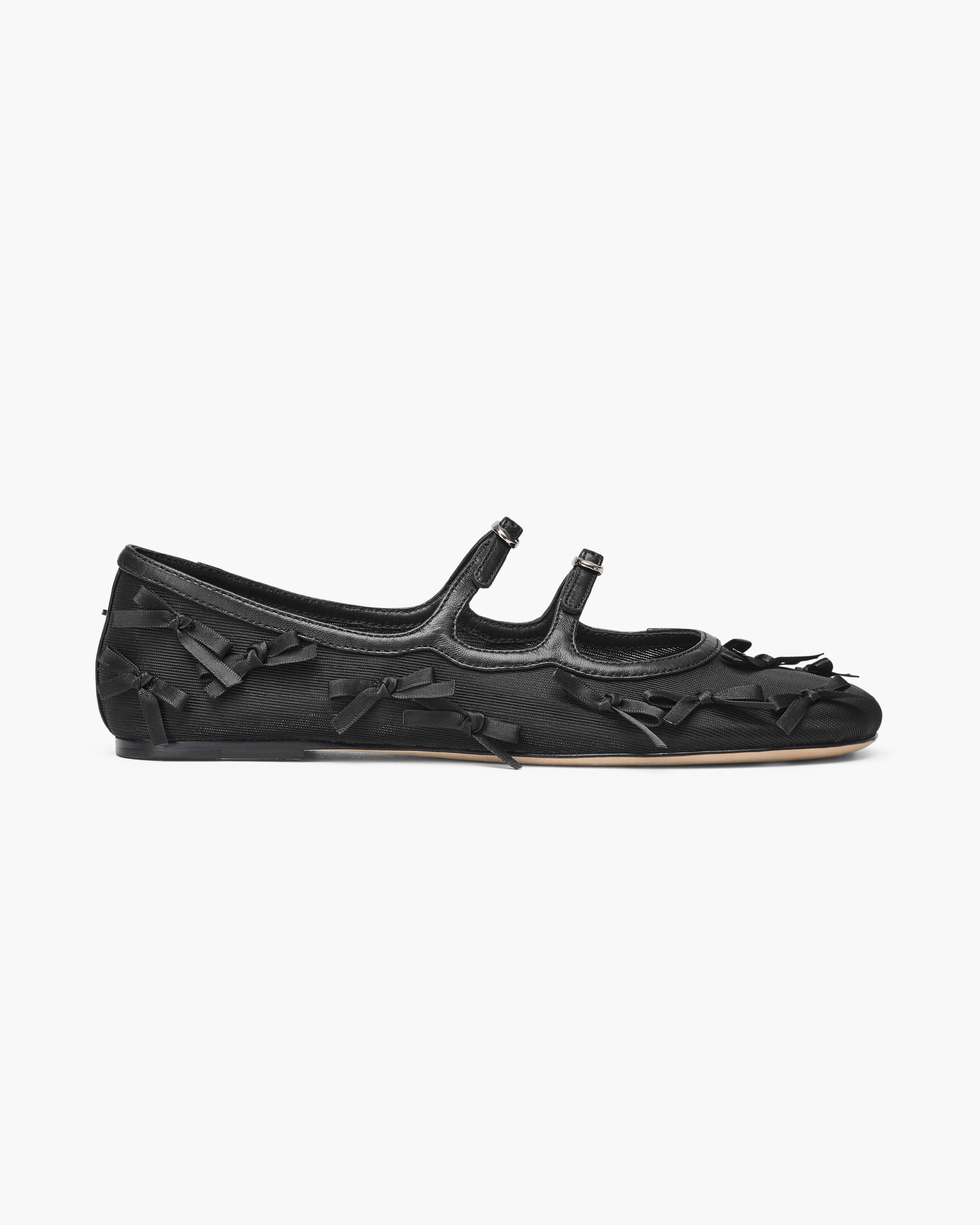 Marc Jacobs - Giày ballerina The Bow Mesh Kiki