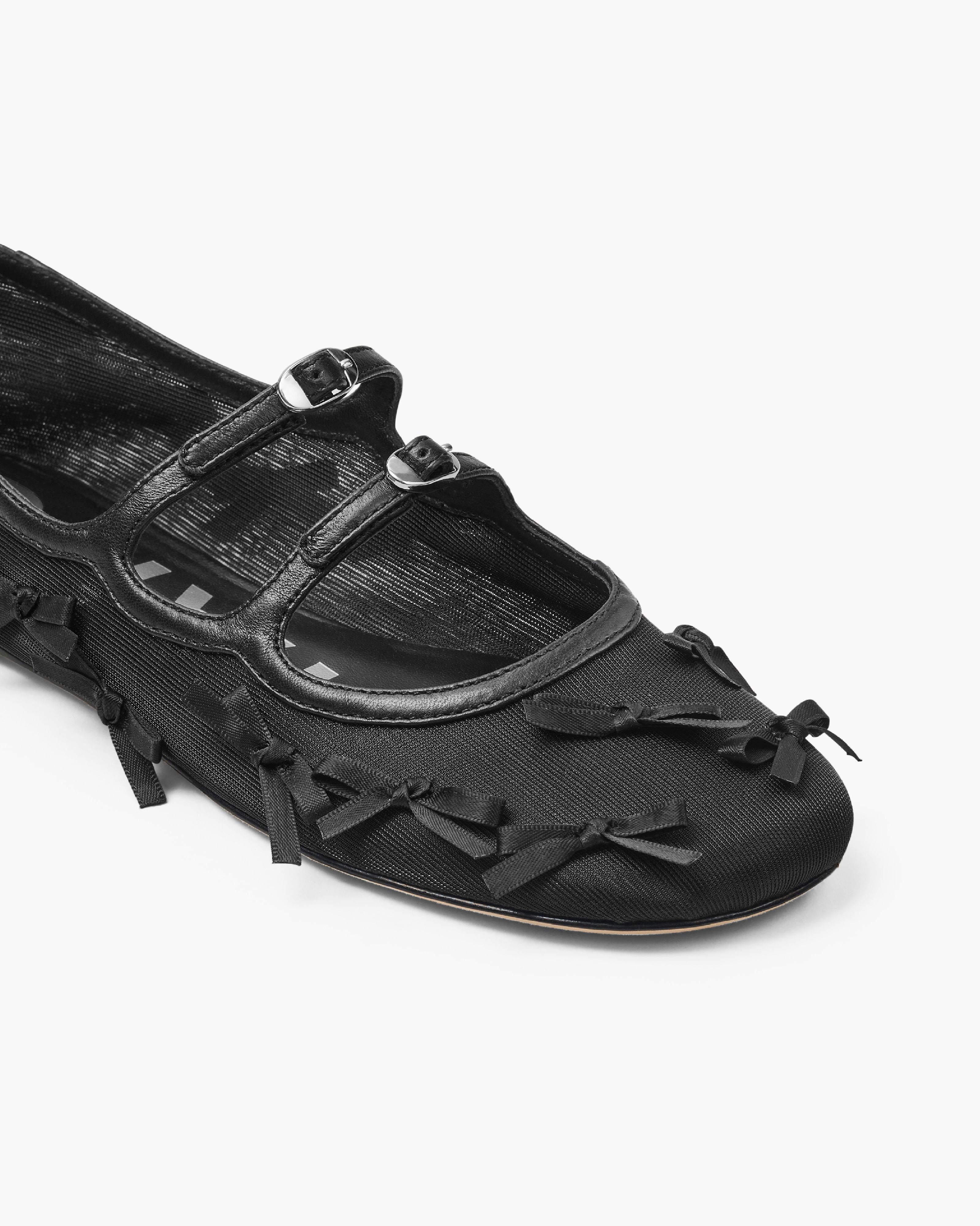 Marc Jacobs - Giày ballerina The Bow Mesh Kiki