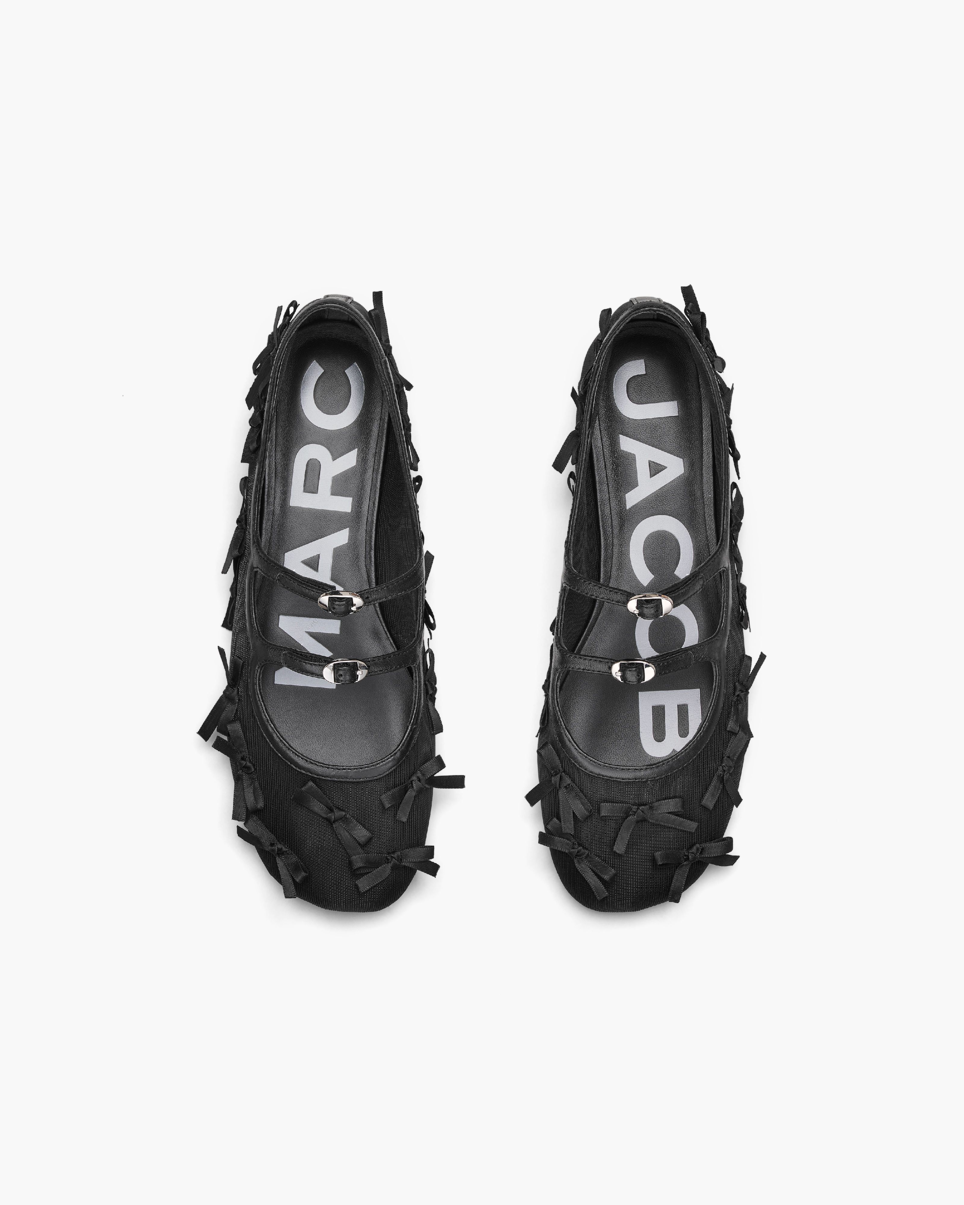 Marc Jacobs - Giày ballerina The Bow Mesh Kiki