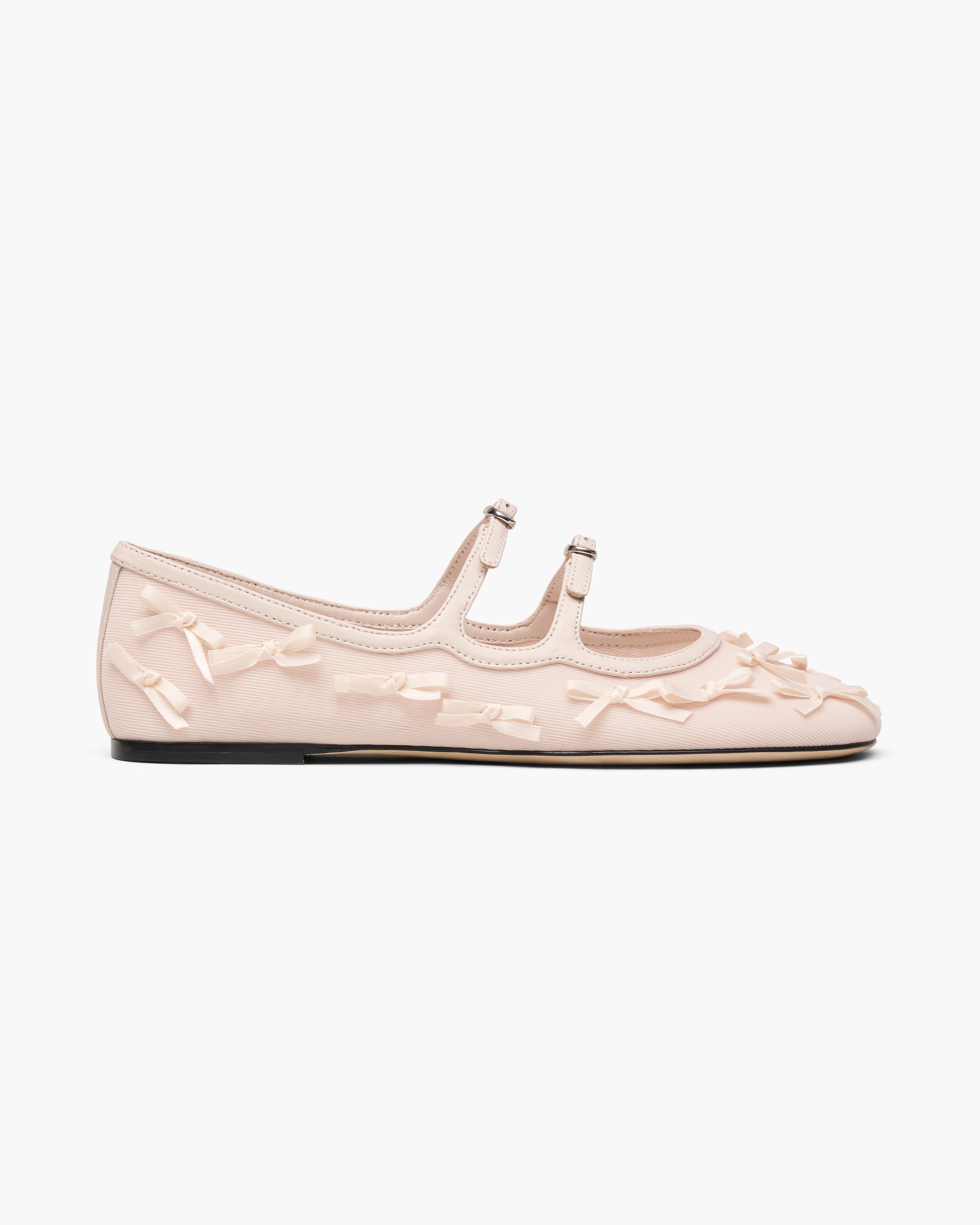 Marc Jacobs - Giày ballerina The Bow Mesh Kiki