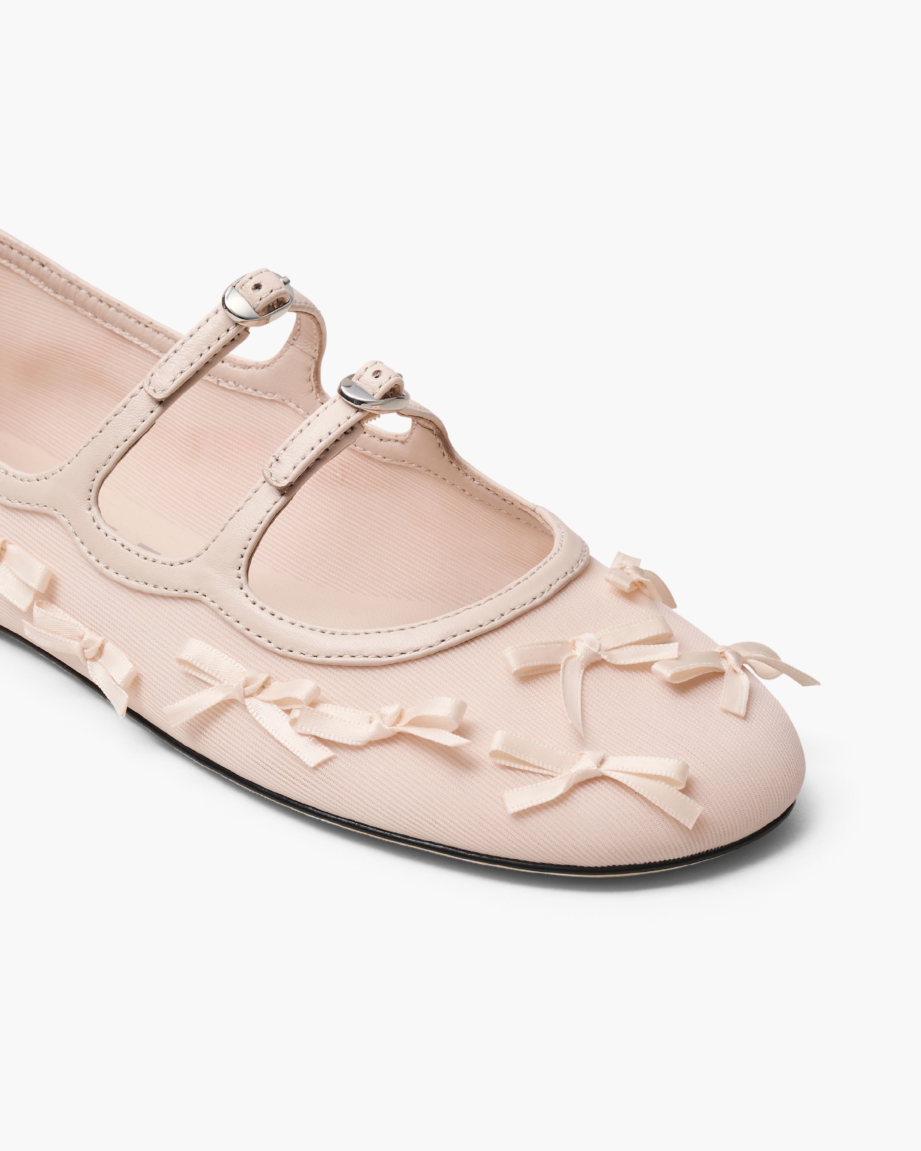 Marc Jacobs - Giày ballerina The Bow Mesh Kiki