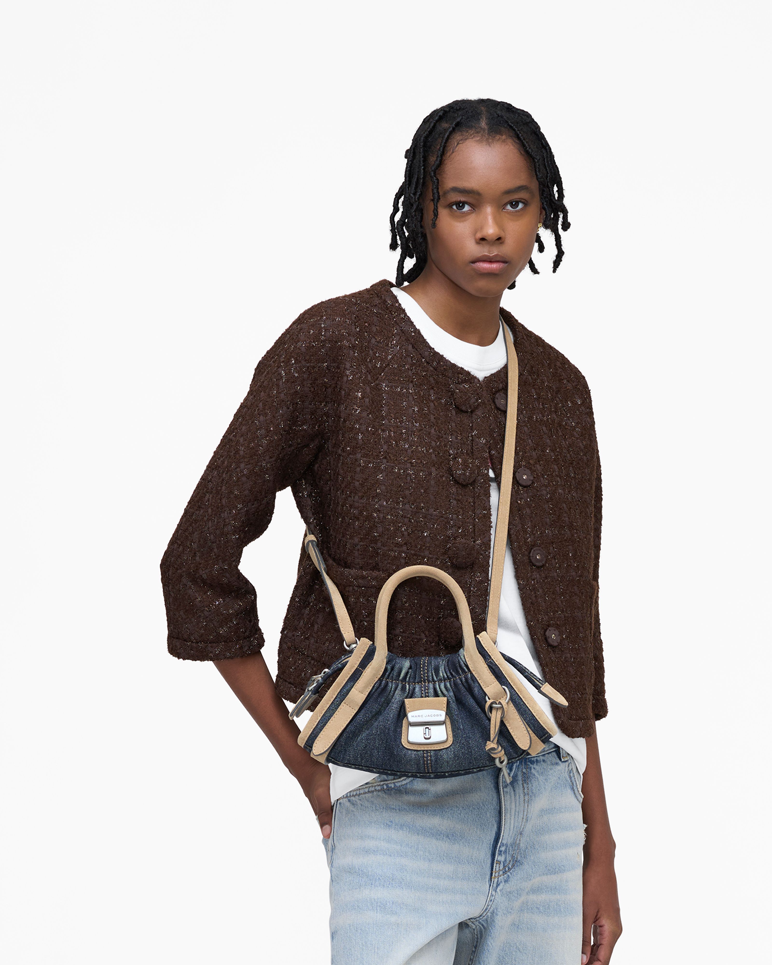 Marc Jacobs - Túi The Denim Suede Cristina Small Satchel