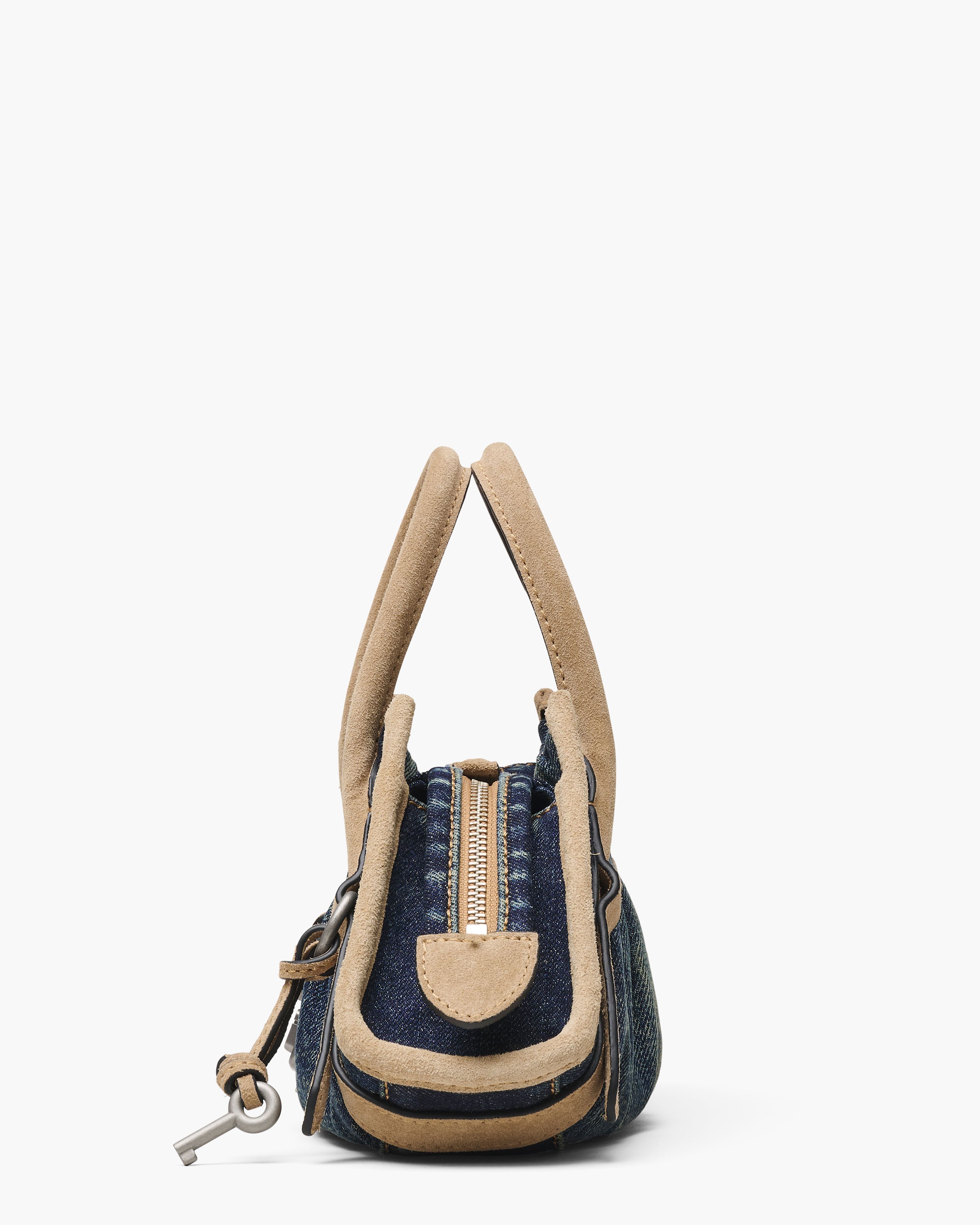 Marc Jacobs - Túi The Denim Suede Cristina Small Satchel