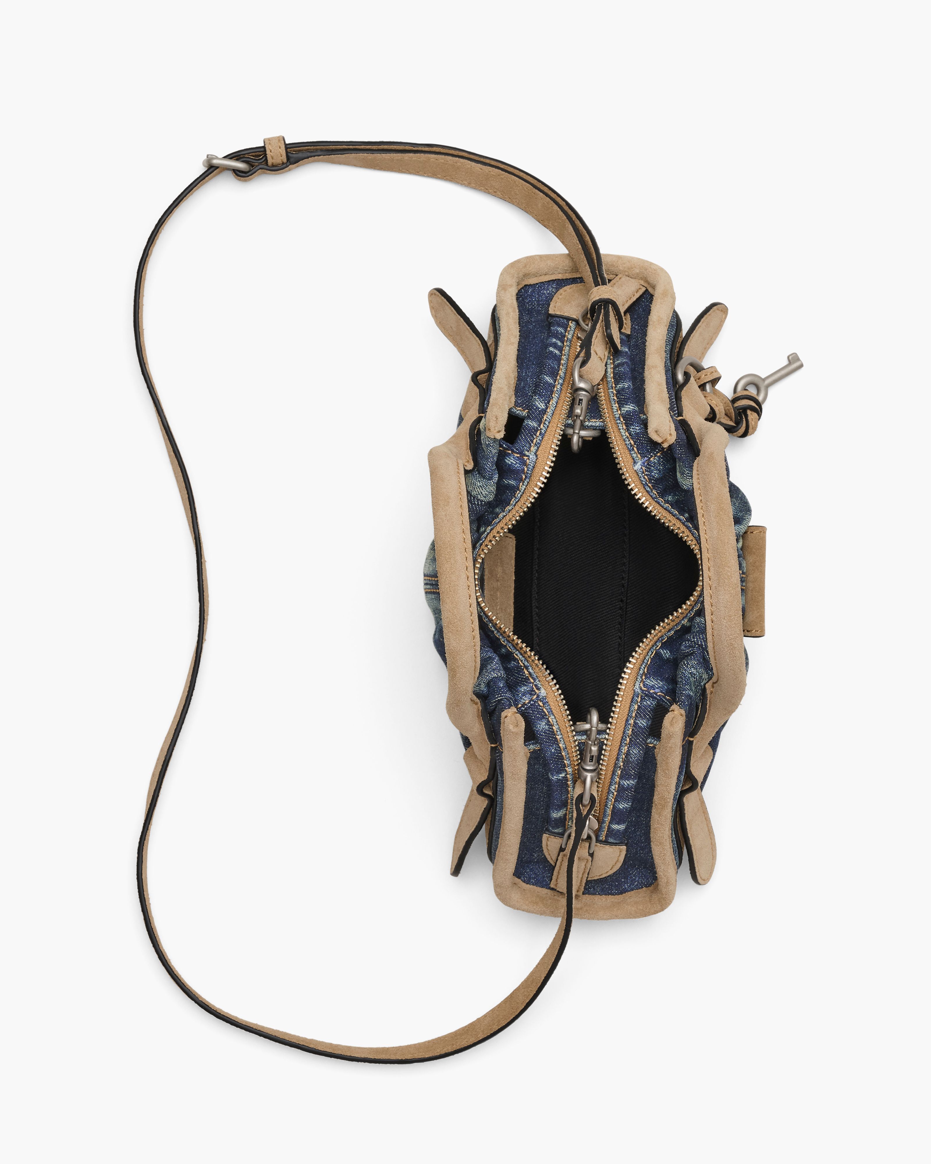 Marc Jacobs - Túi The Denim Suede Cristina Small Satchel