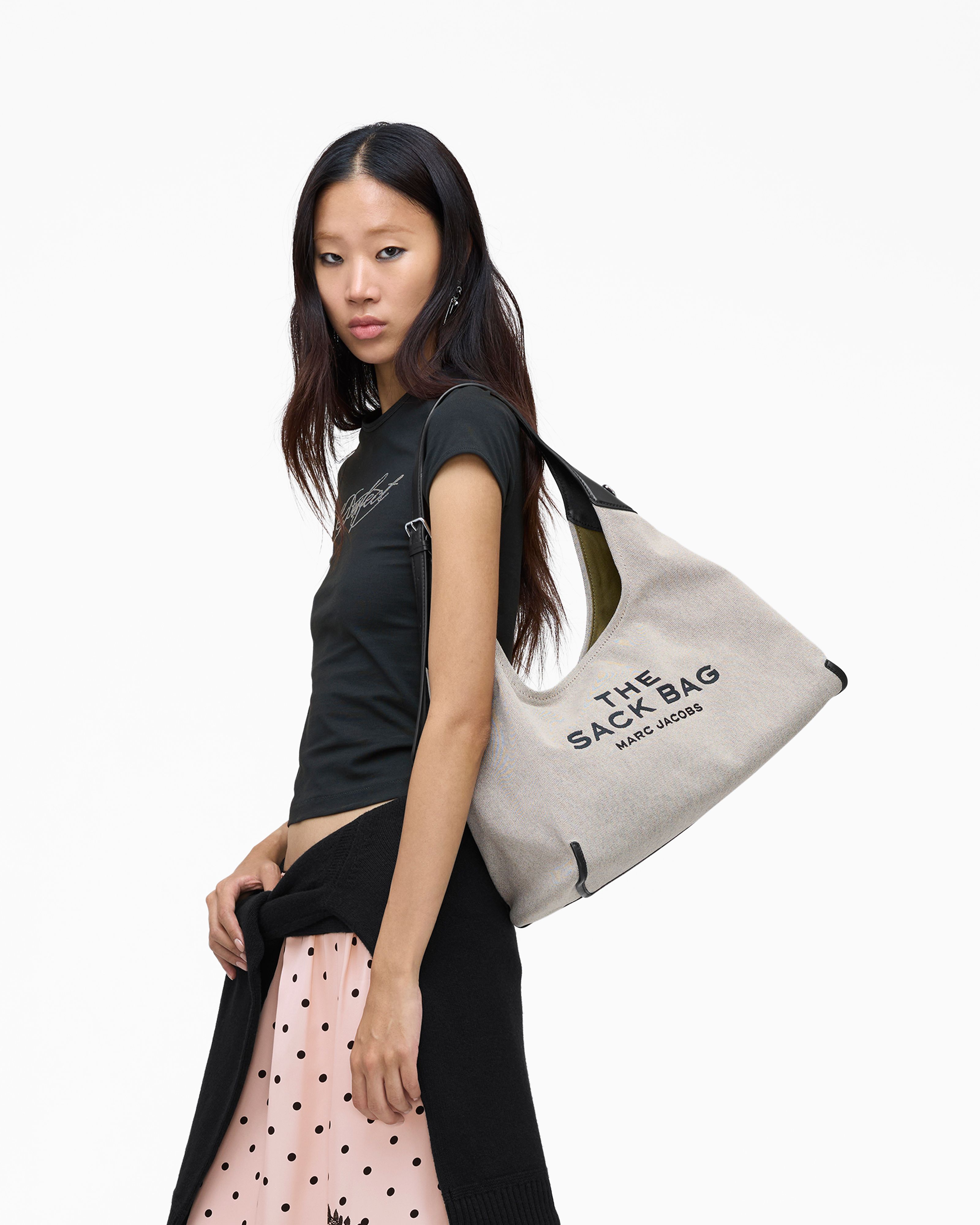 Marc Jacobs - Túi The Leather-Trim Canvas Belted Sack
