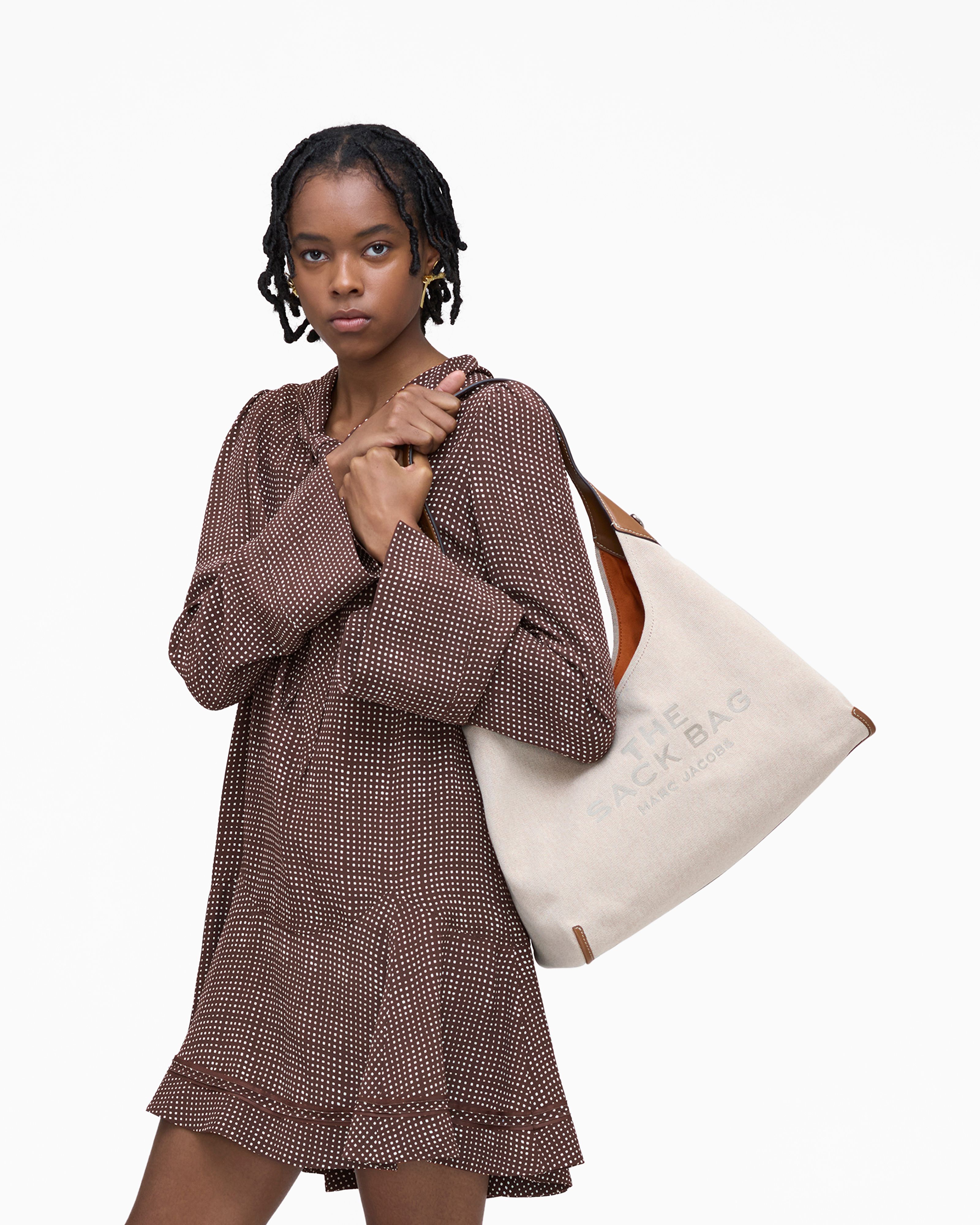 Marc Jacobs - Túi The Leather-Trim Canvas Belted Sack