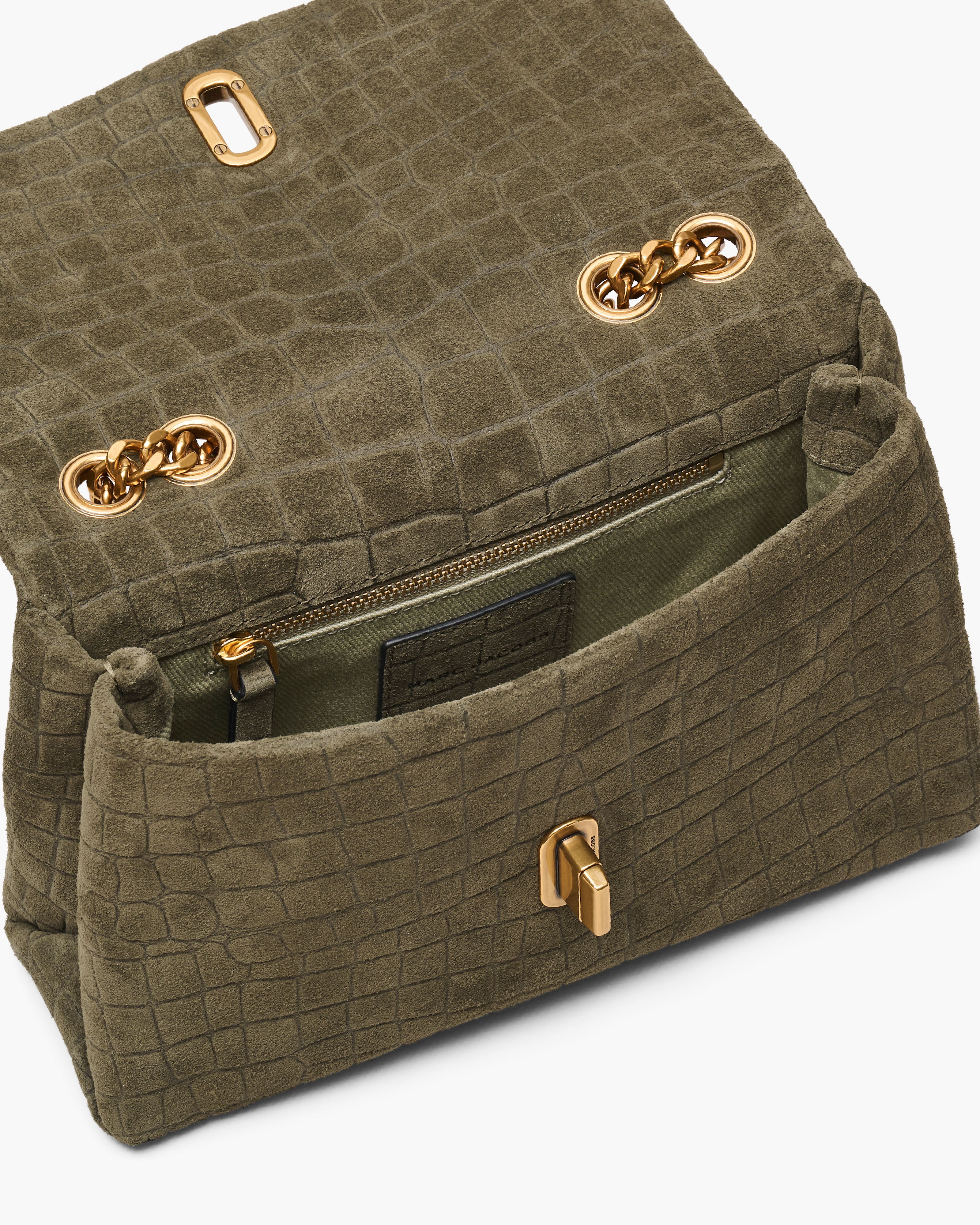 Marc Jacobs - Túi đeo vai The Suede Croc Slim Dual Convertible
