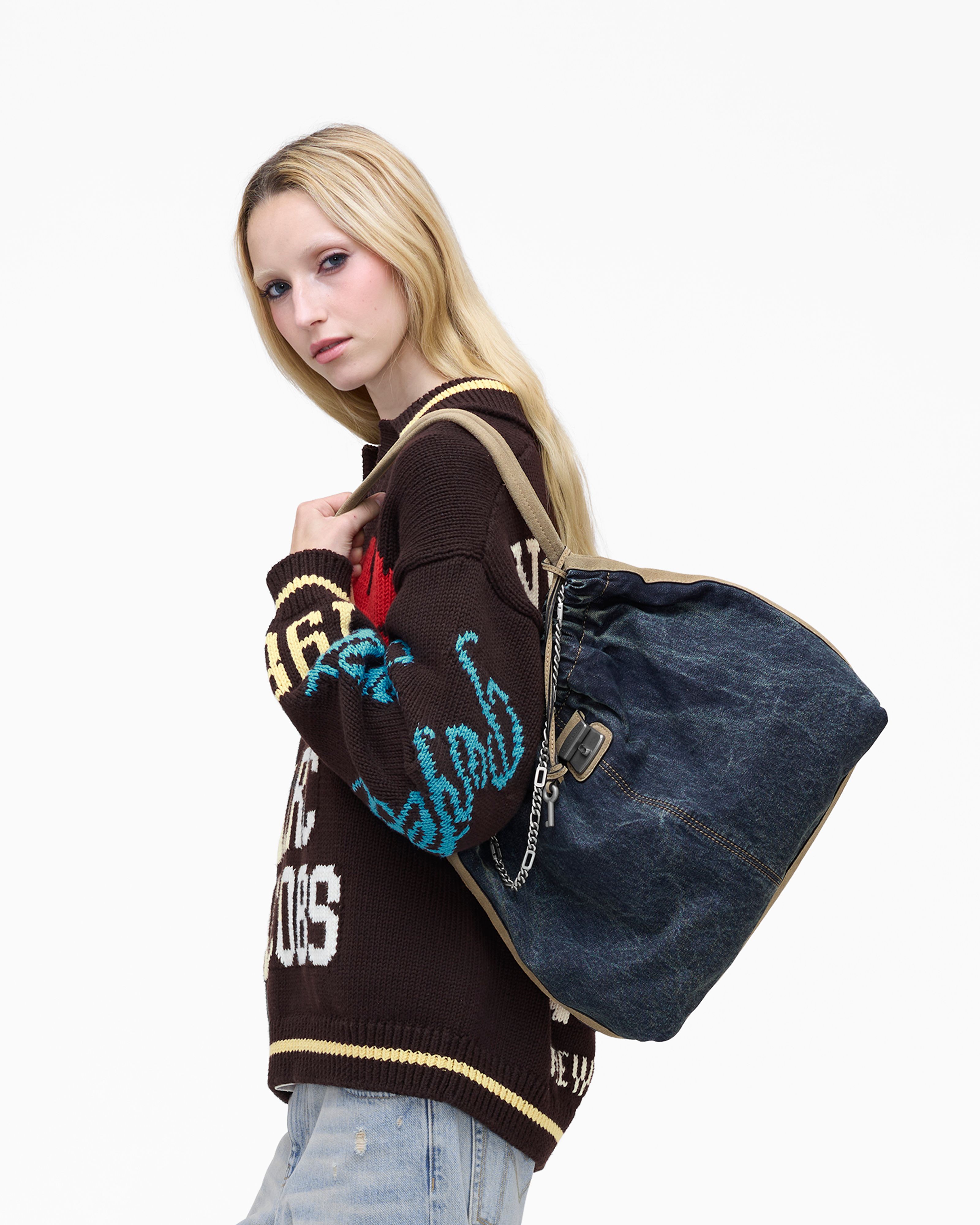 Marc Jacobs - Túi tote The Denim Suede Cristina