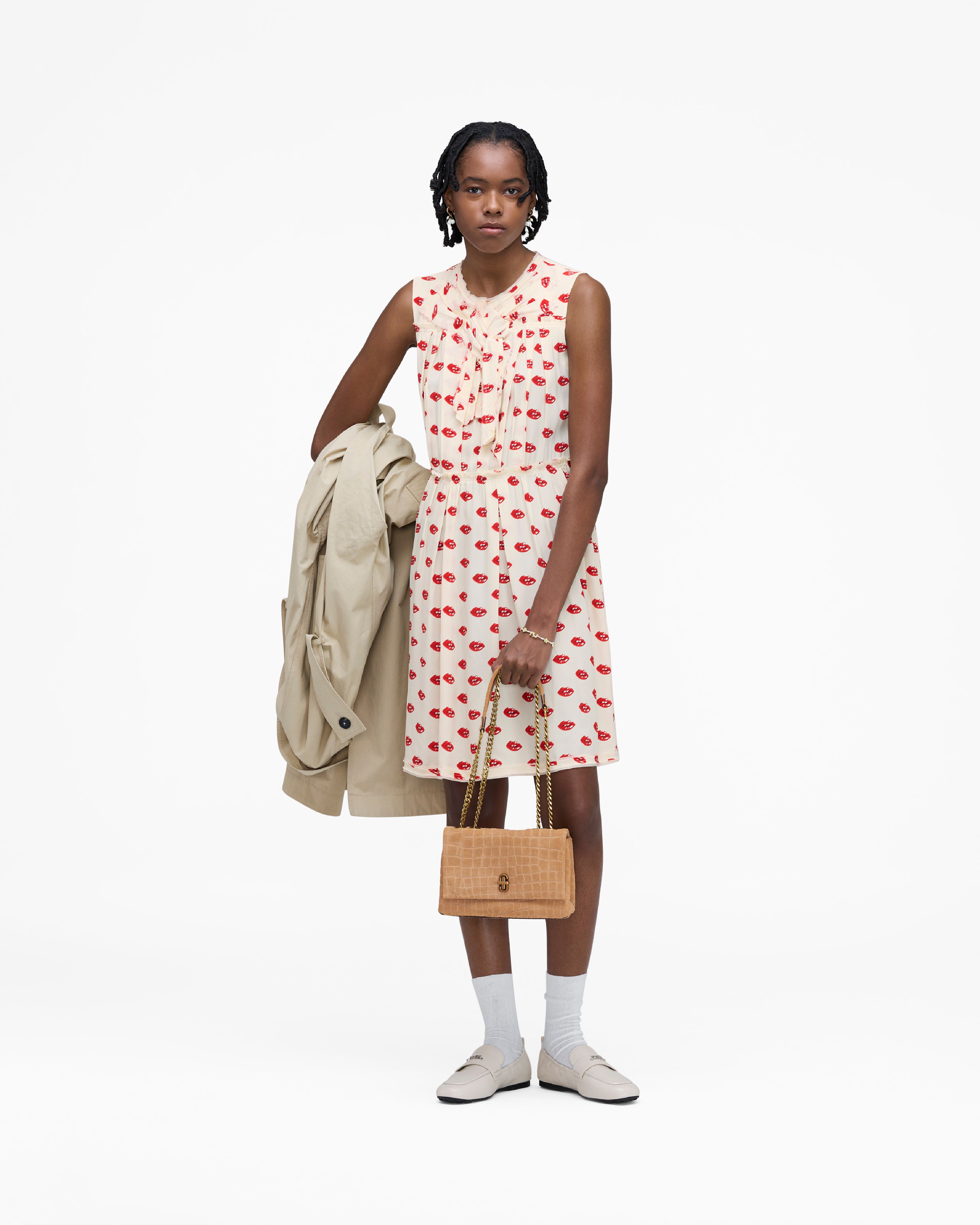 Marc Jacobs - Váy Lips Pleated Midi