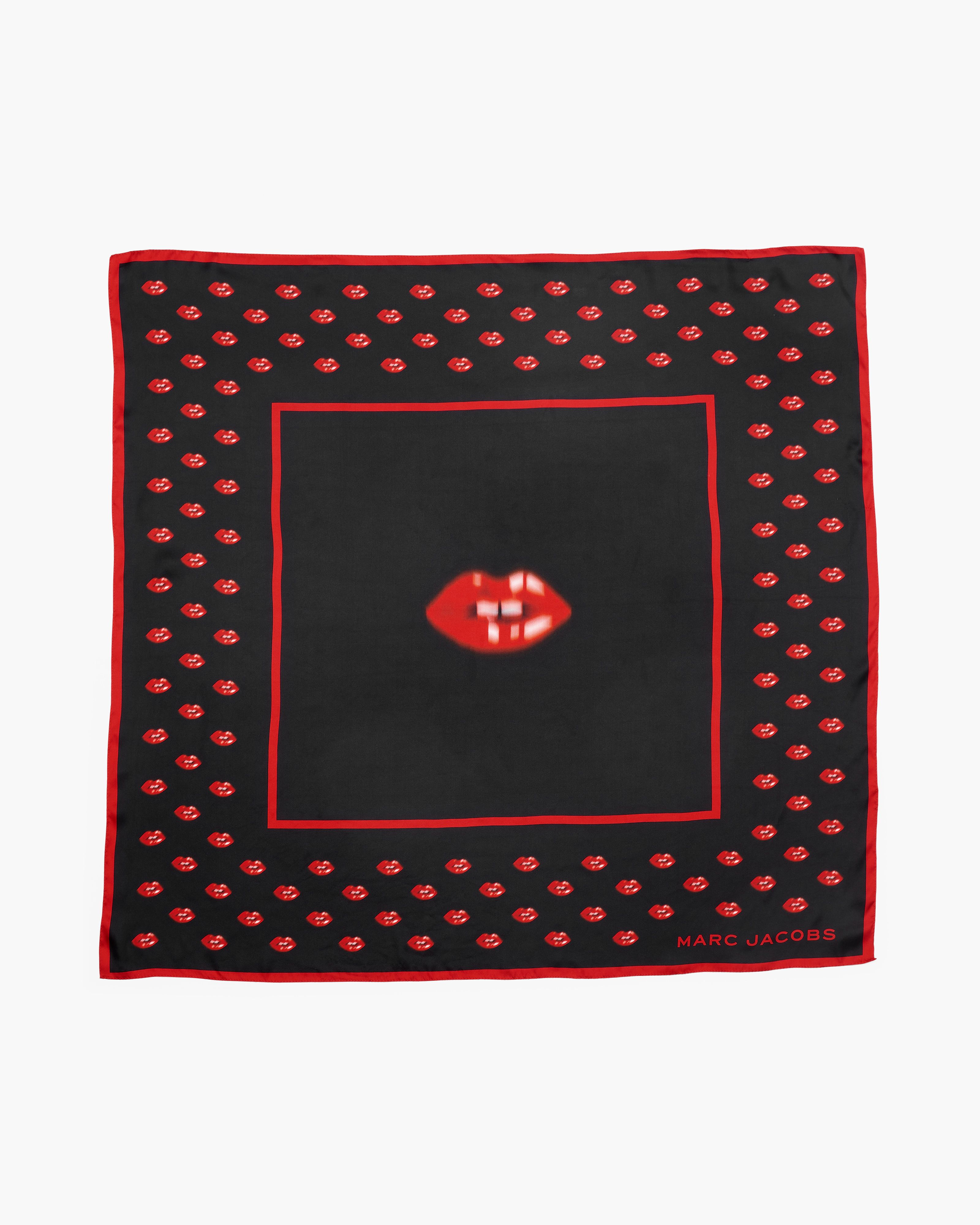 Marc Jacobs - Khăn vuông Blurred Lips
