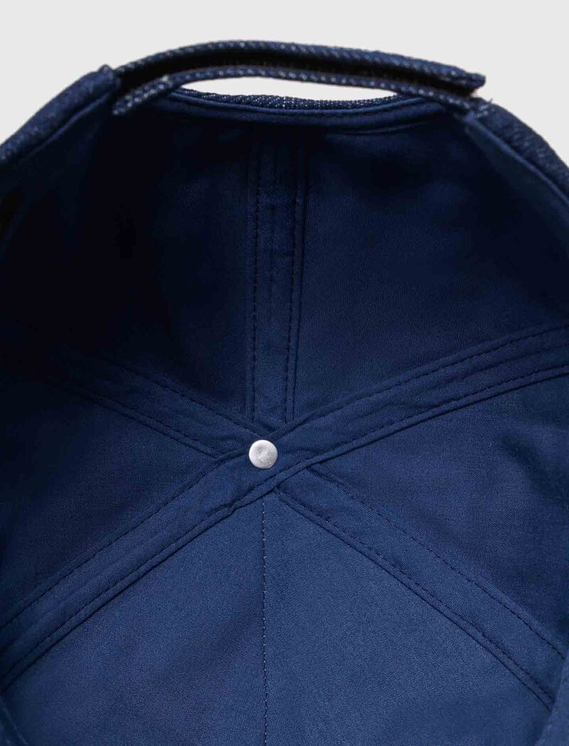 Maje - Mũ lưỡi trai denim thêu logo