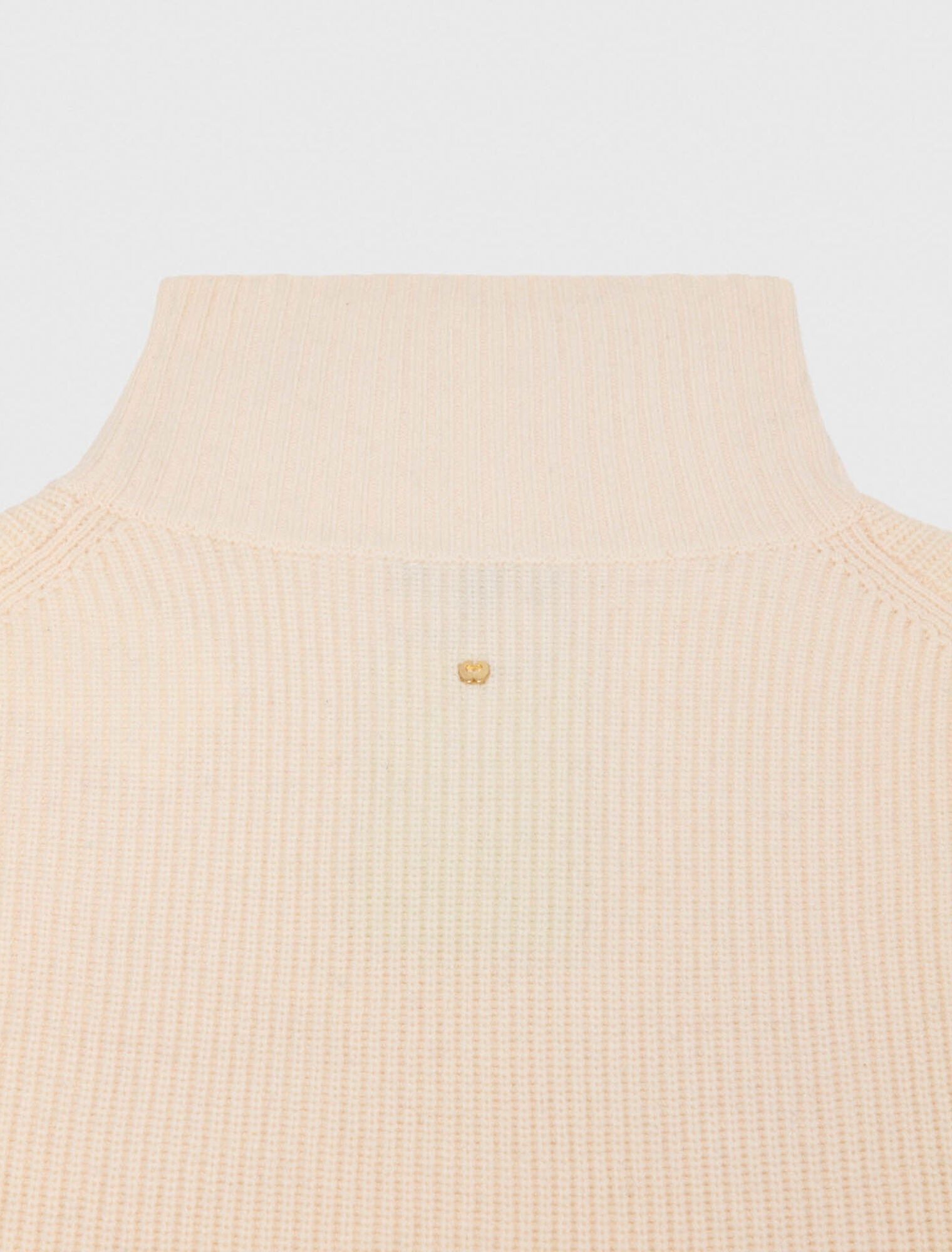 Áo len cổ pha cashmere