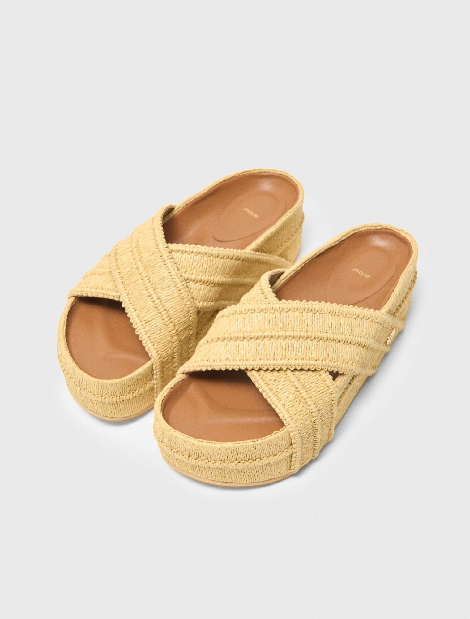 Maje - Giày sandal đế cao