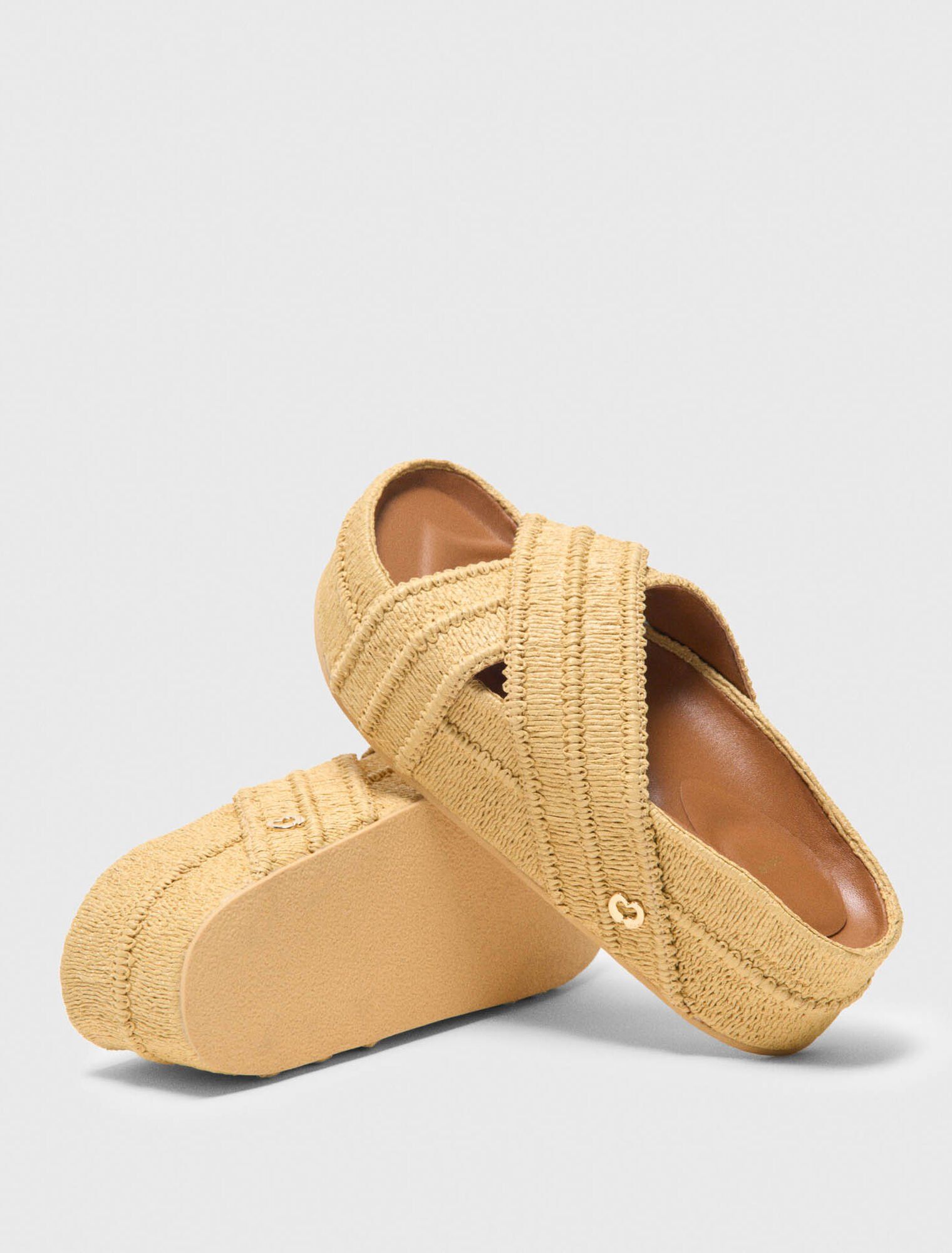 Maje - Giày sandal đế cao