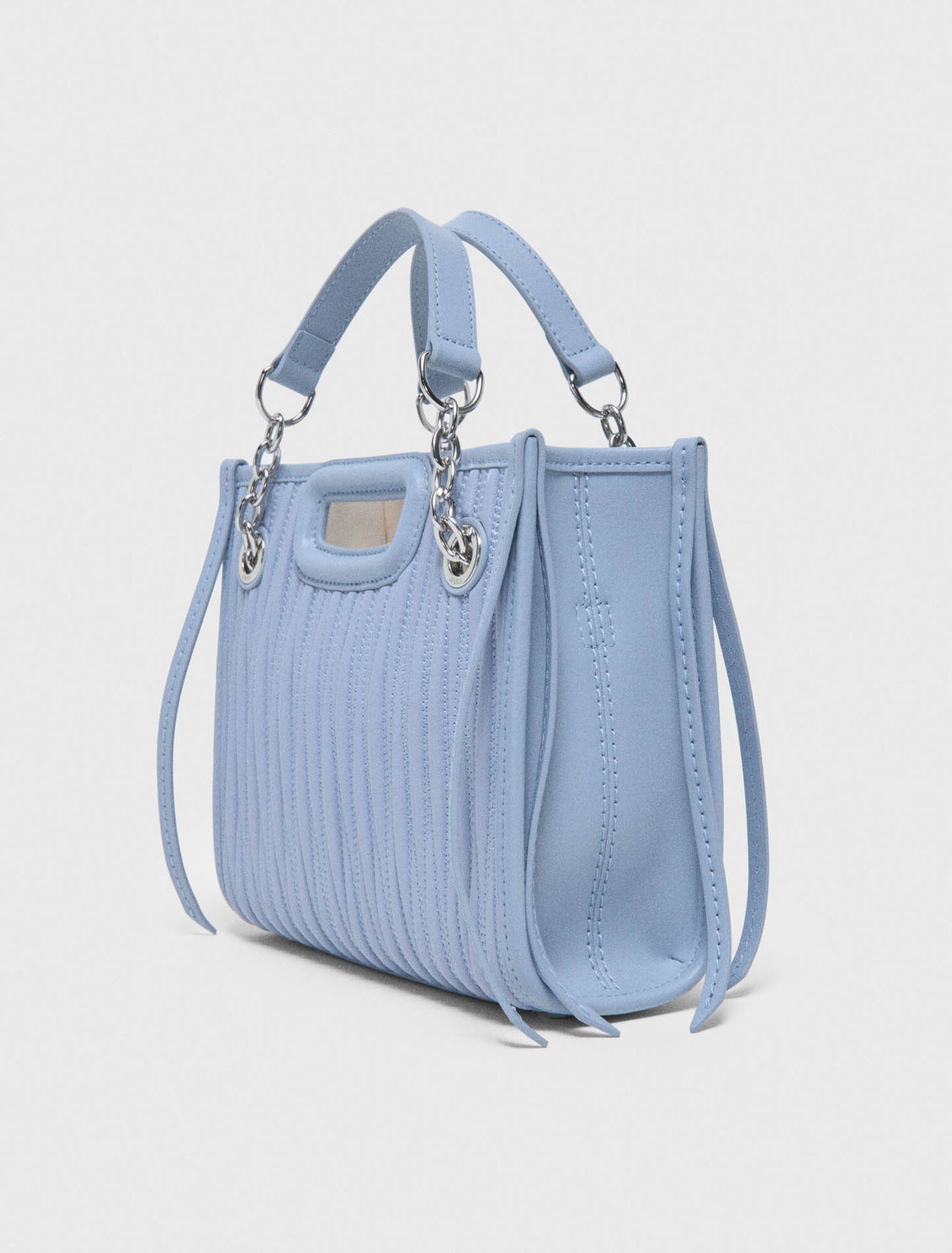 Maje - Túi tote mini da chần