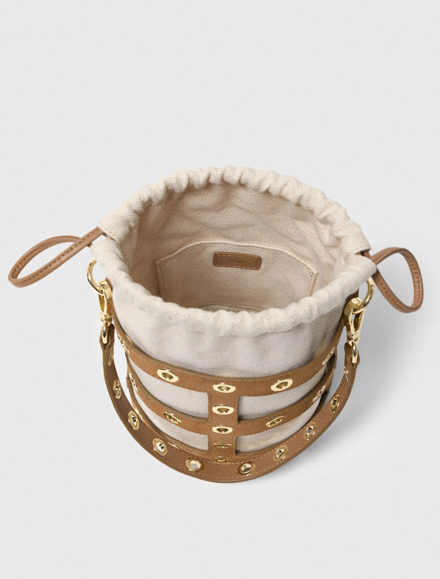 Maje - Túi bucket Miss M da suede