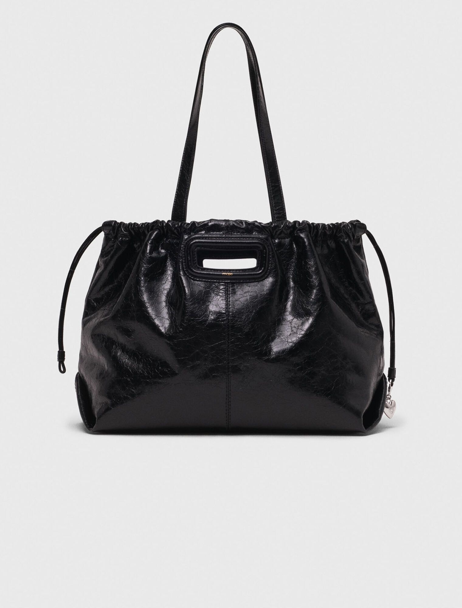 Túi tote da hiệu ứng crackle M