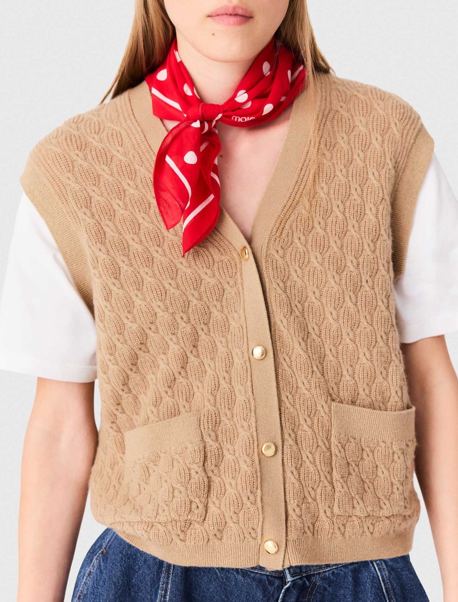 Cardigan hiệu ứng 2 trong 1