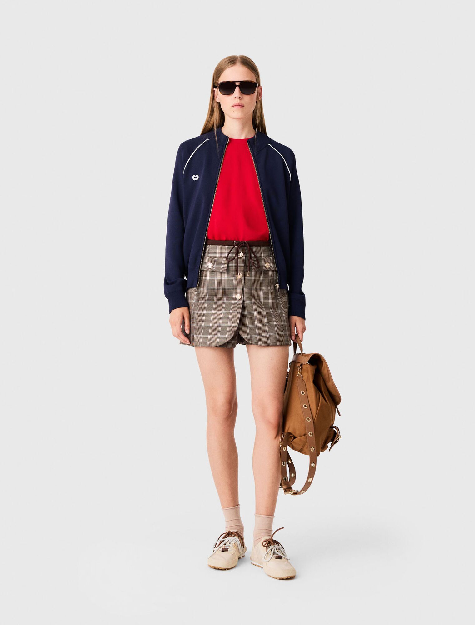 Cardigan khóa kéo