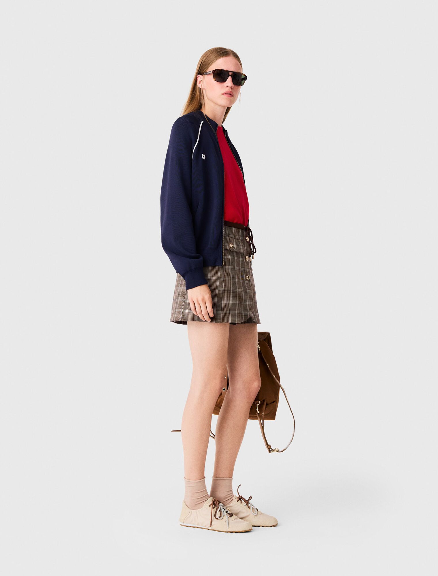 Cardigan khóa kéo