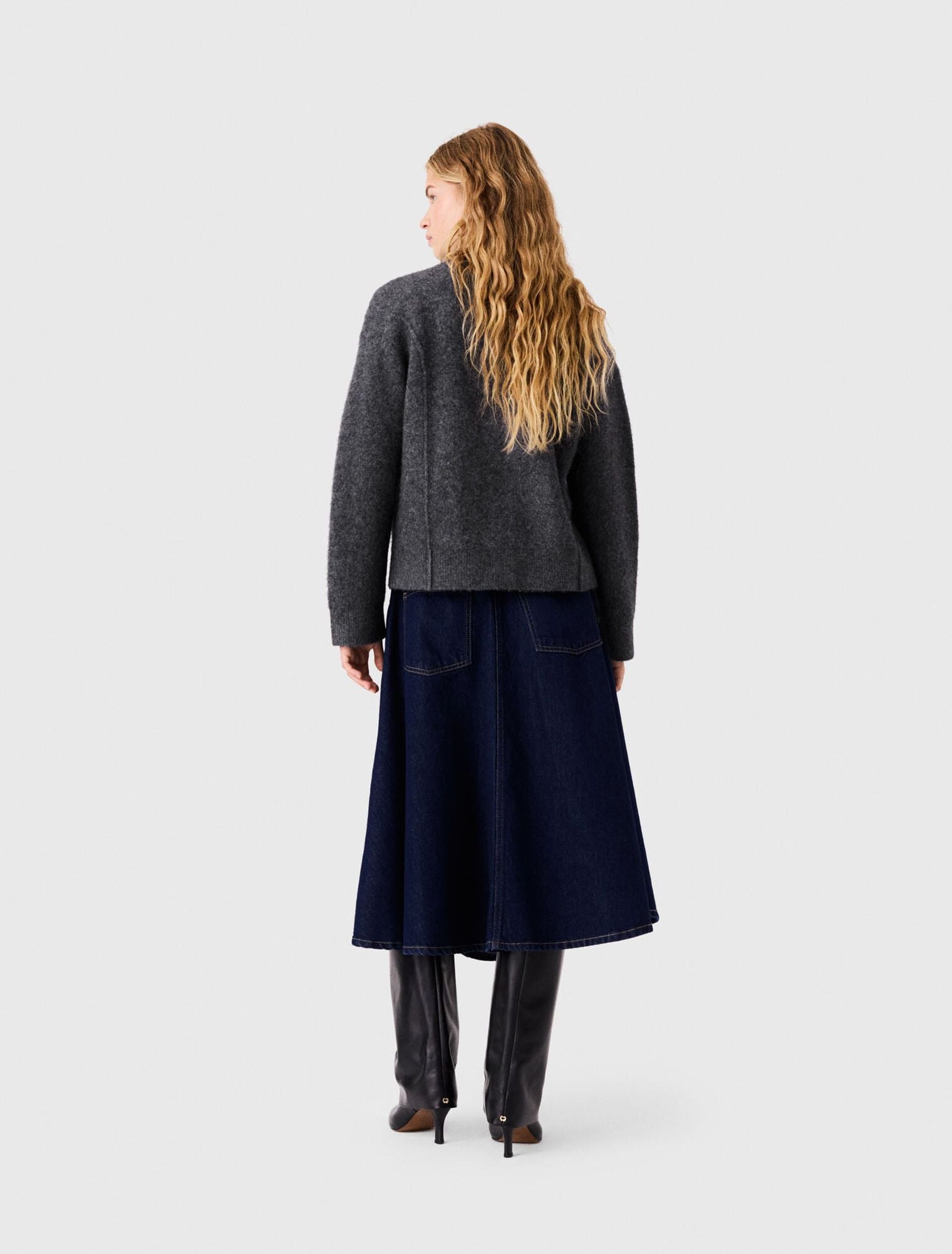 Áo cardigan len yak