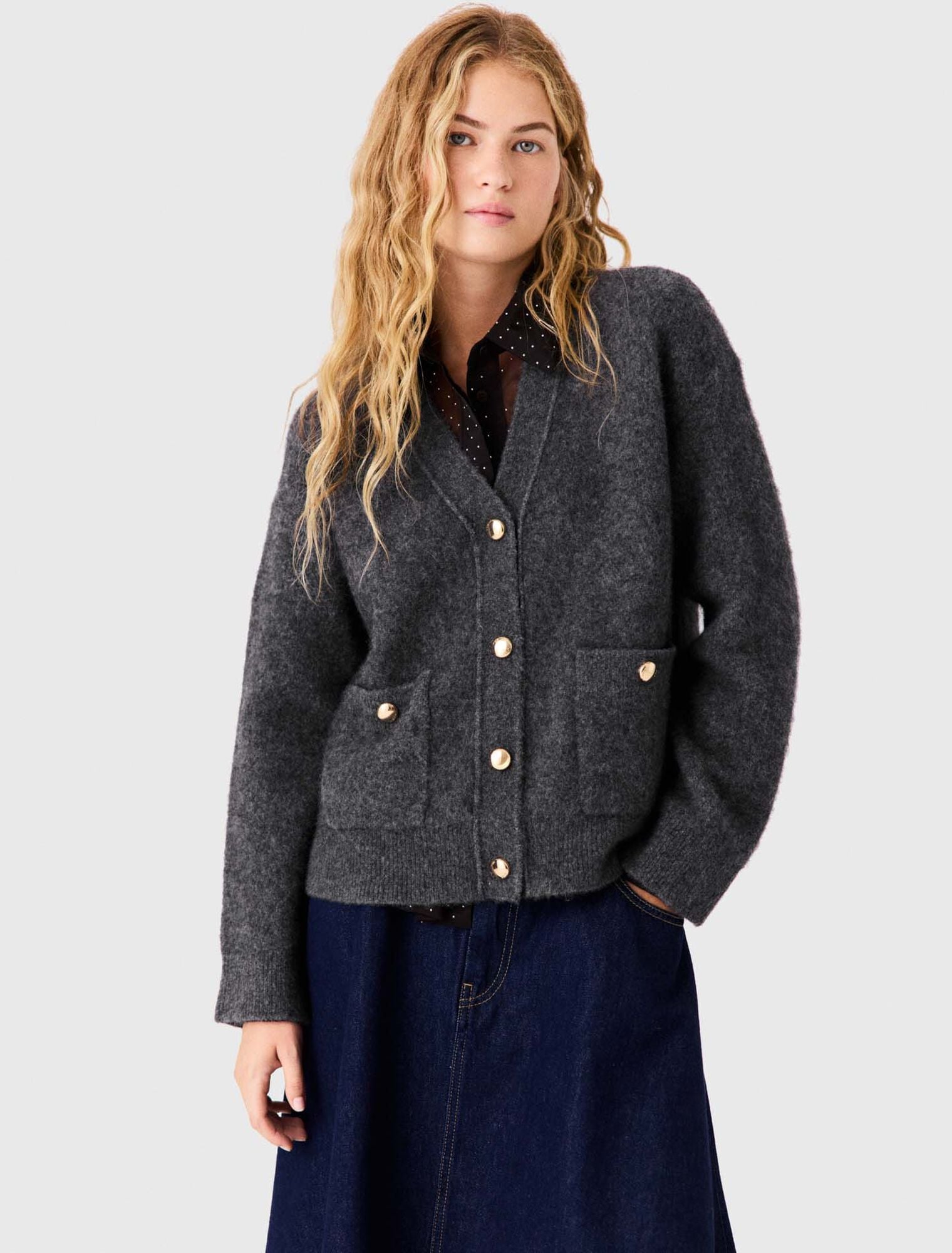 Áo cardigan len yak