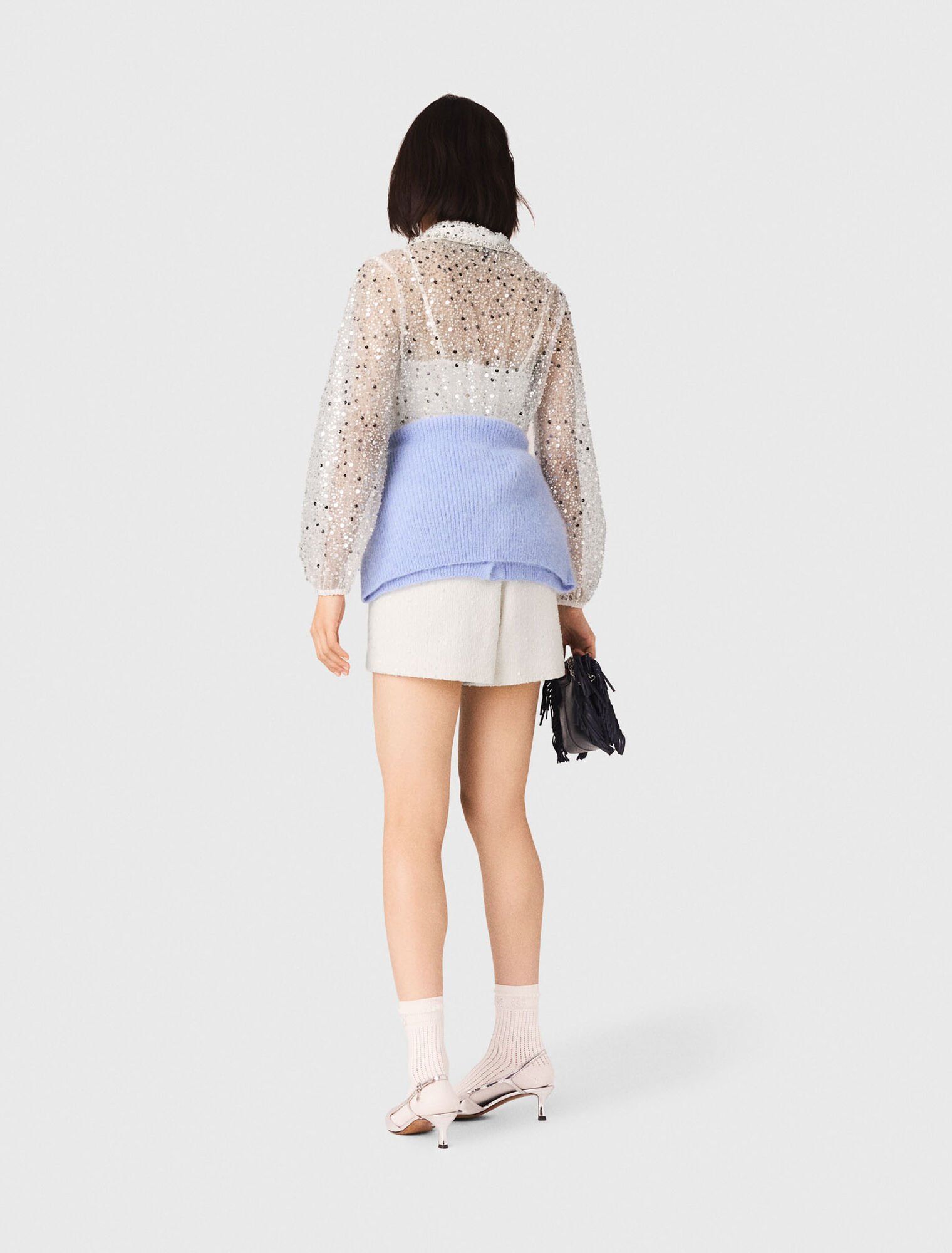 Bộ đồ liền thân vải tweed