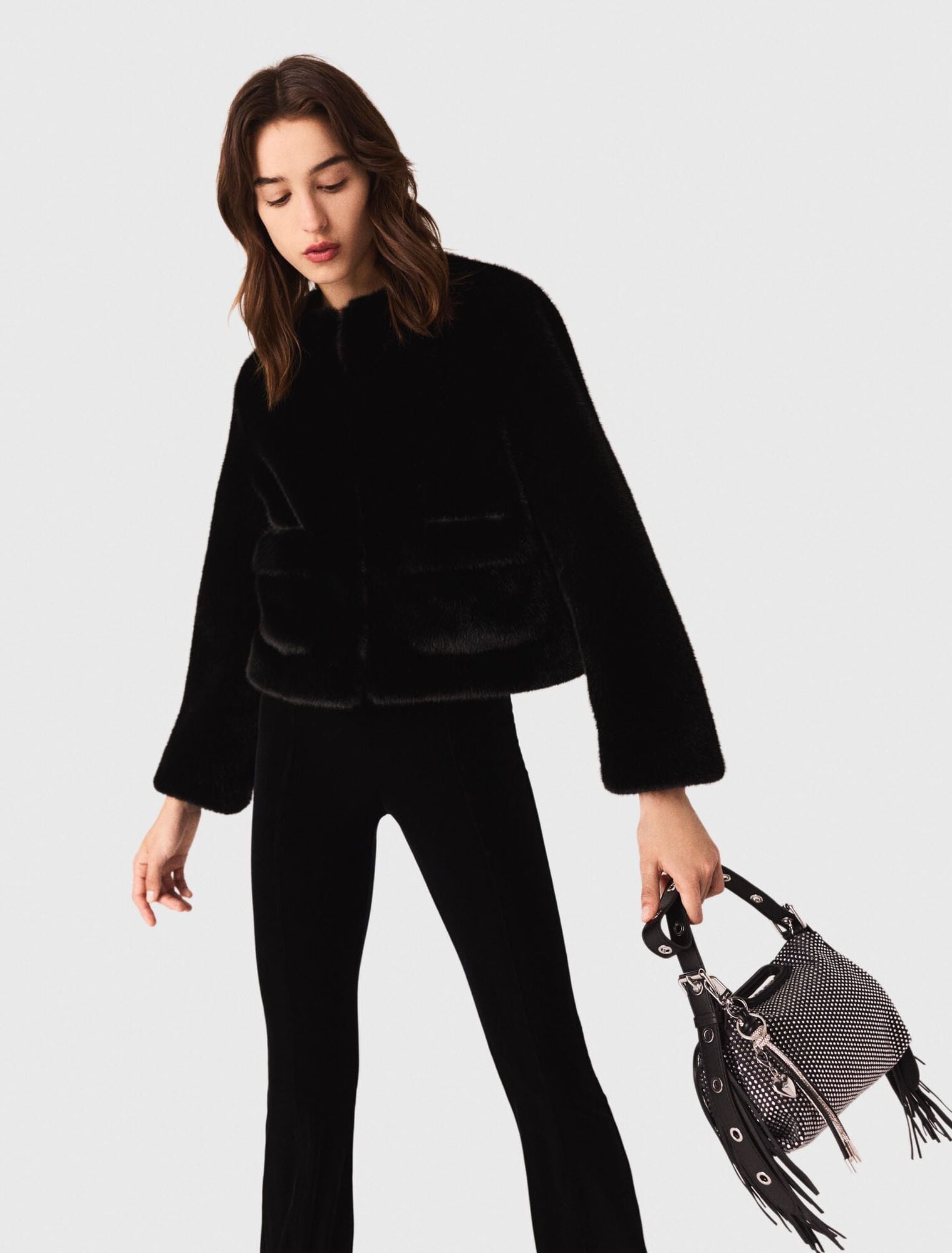 Quần velour co giãn