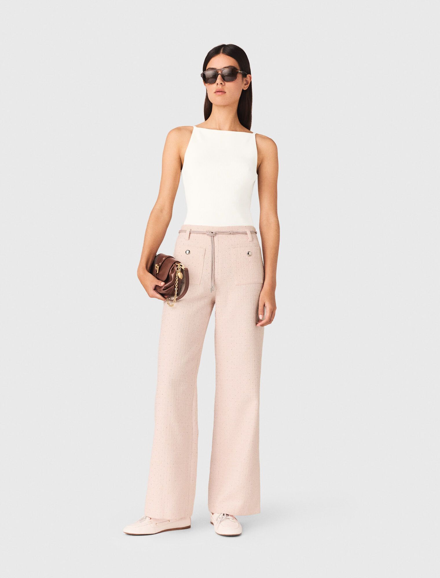 Maje - Quần tweed