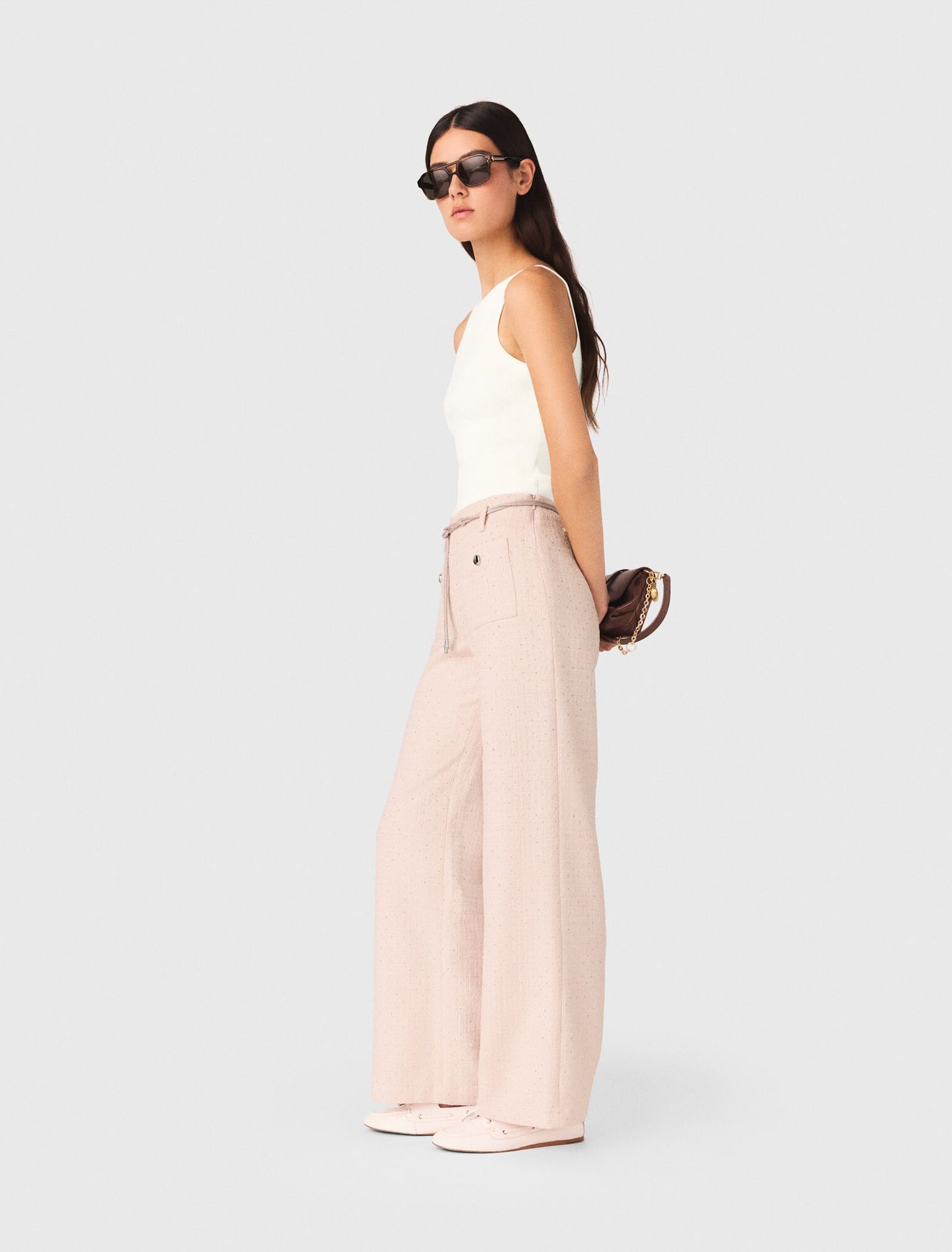 Maje - Quần tweed