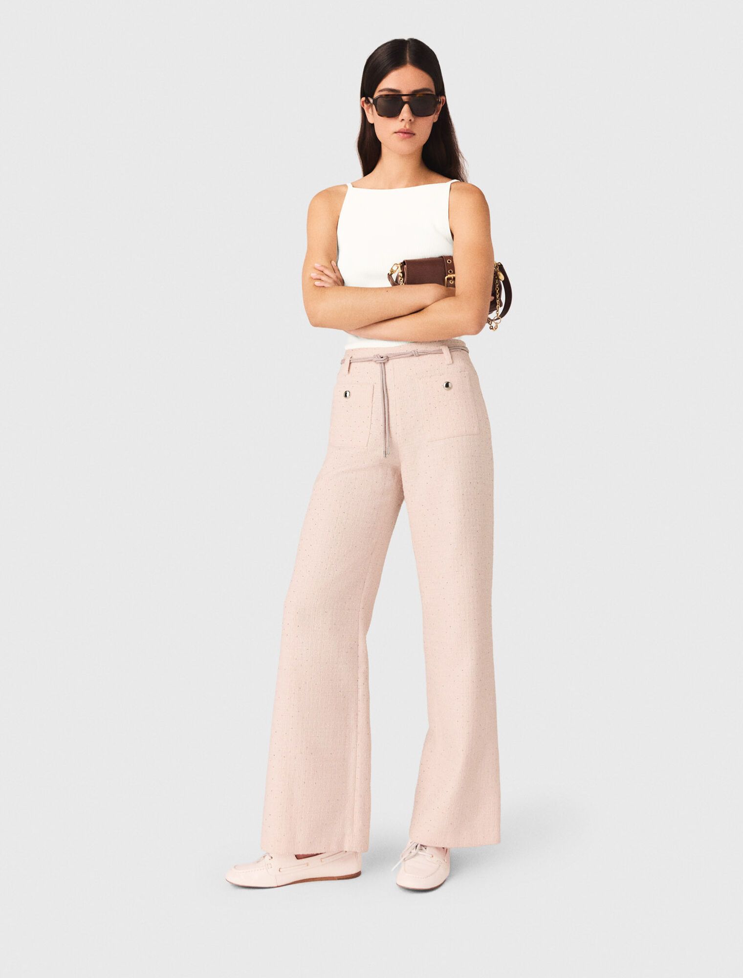 Maje - Quần tweed