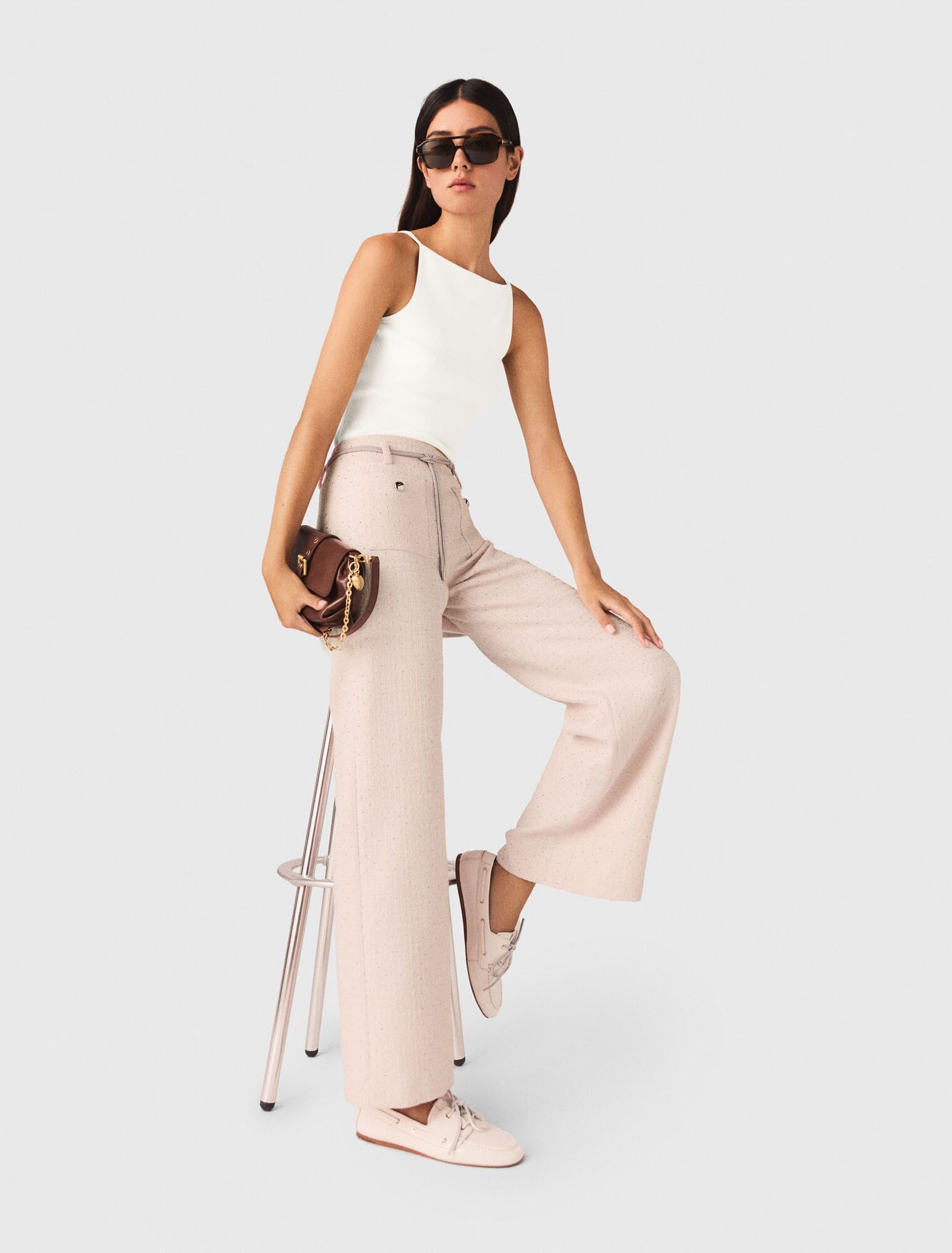 Maje - Quần tweed