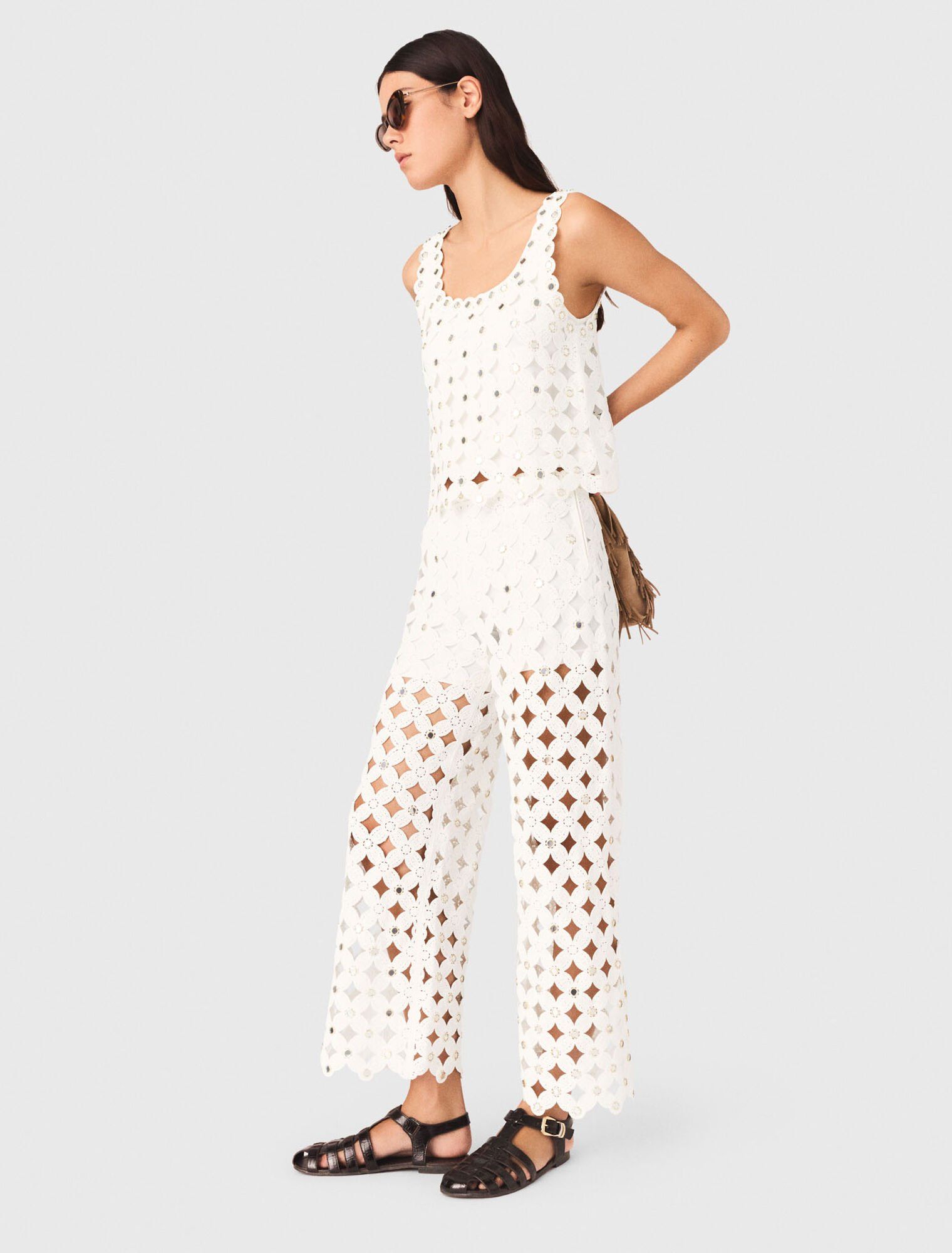 Maje - Quần crochet