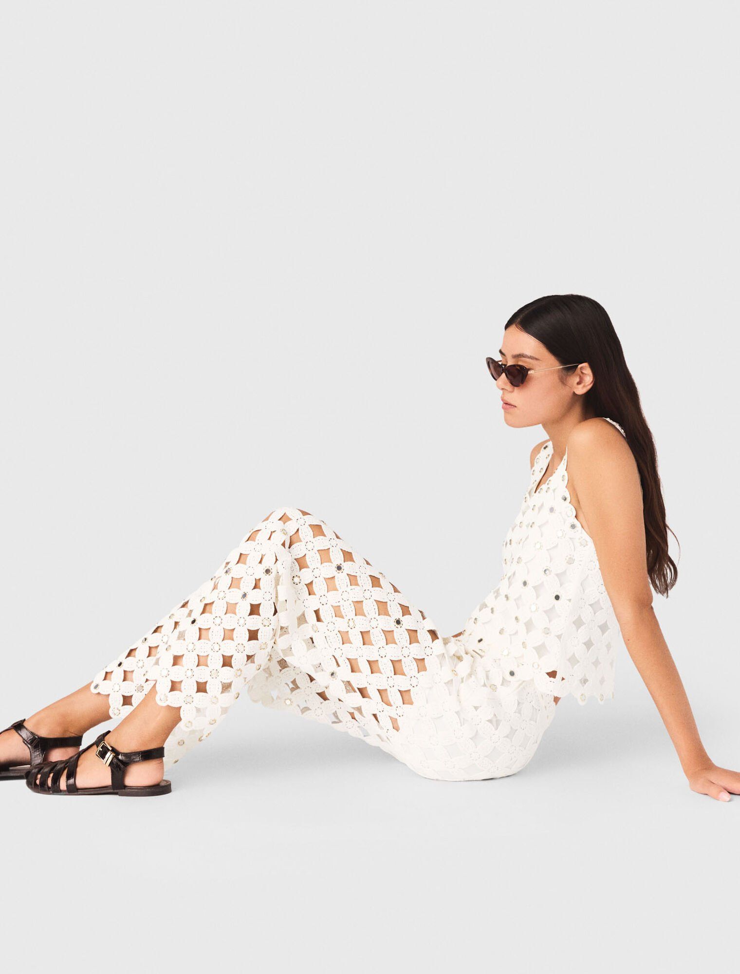 Maje - Quần crochet