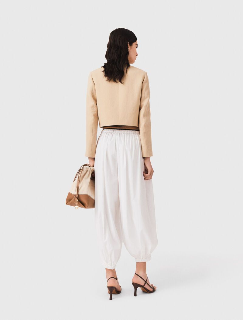 Maje - Quần harem vải cotton