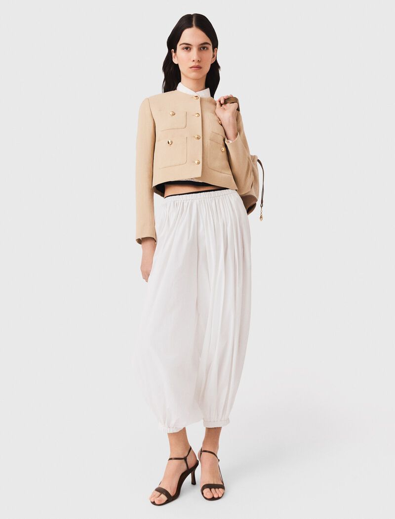 Maje - Quần harem vải cotton