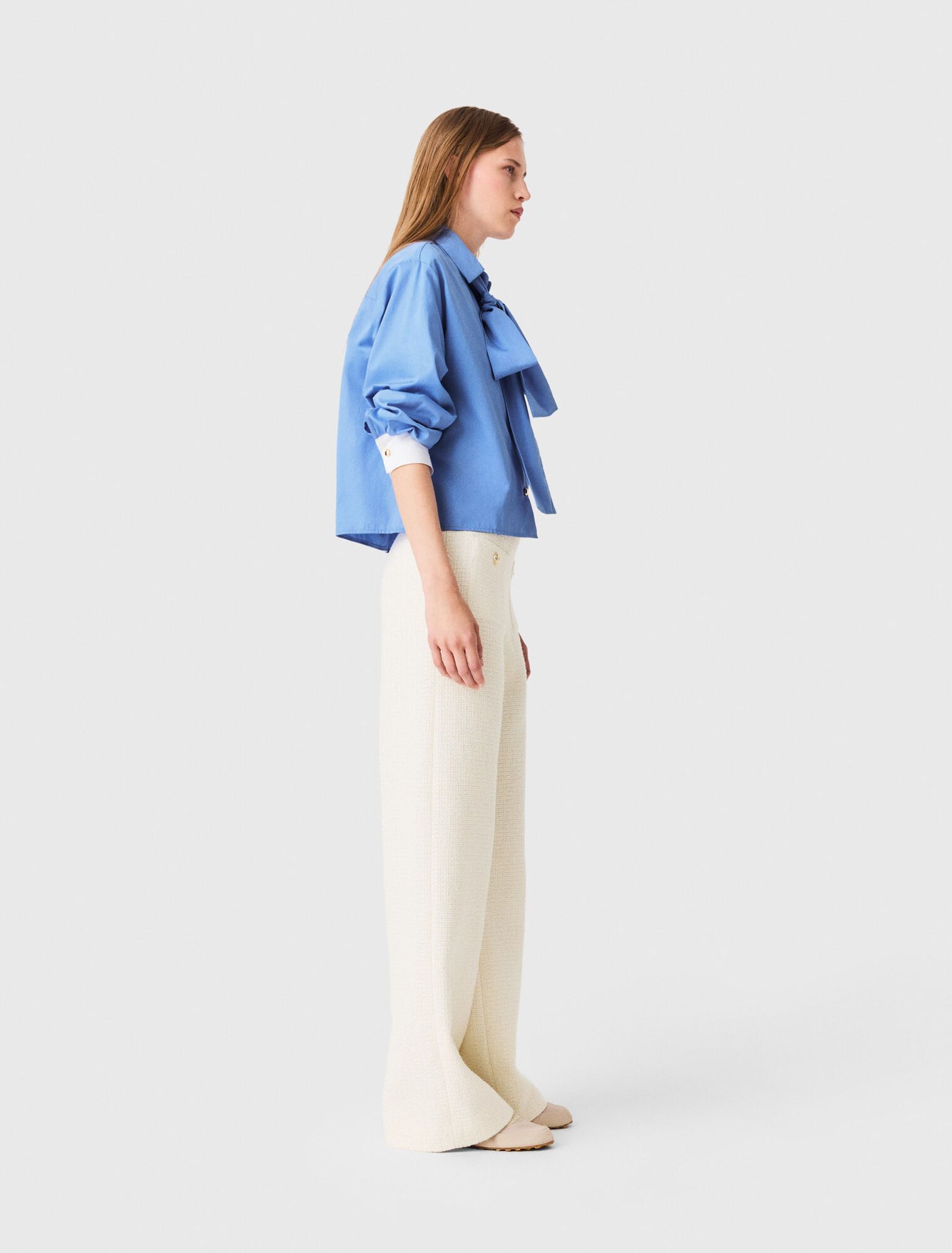 Maje - Quần tweed lurex