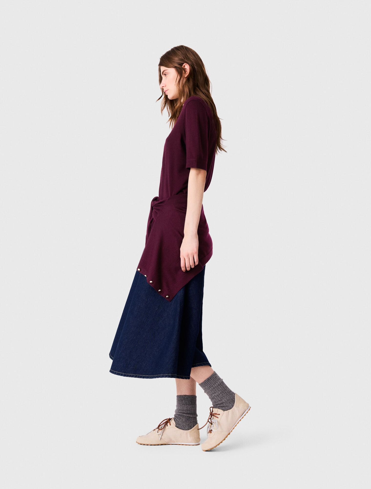 Maje - Áo len cổ polo