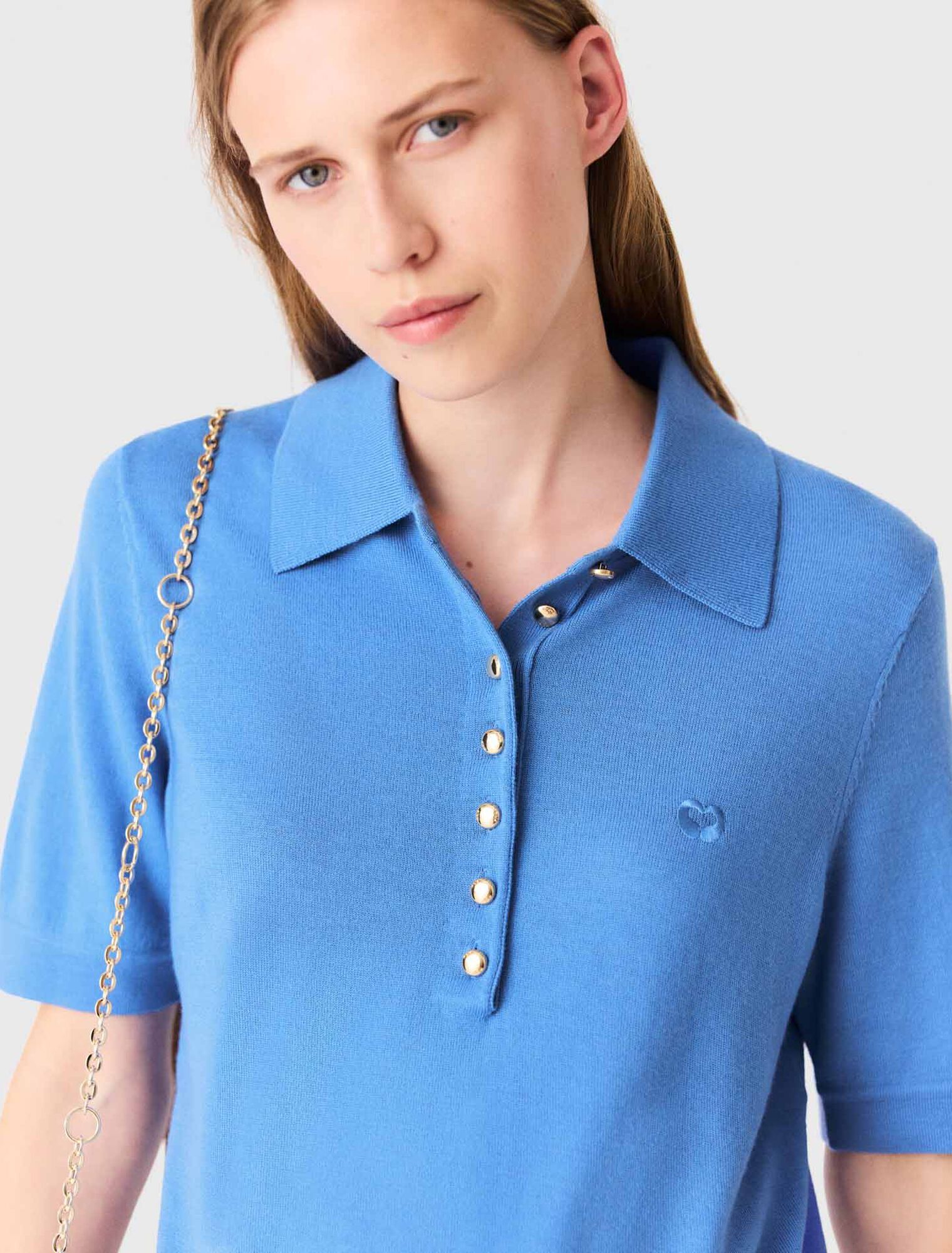 Maje - Áo len cổ polo