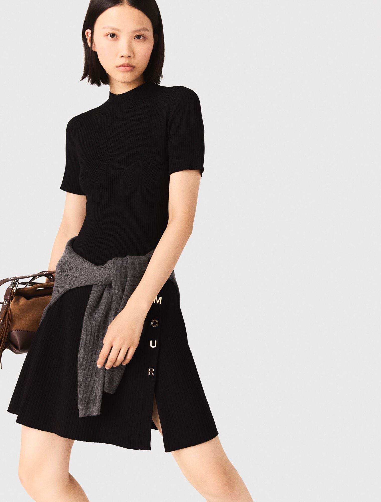 Đầm knit ngắn