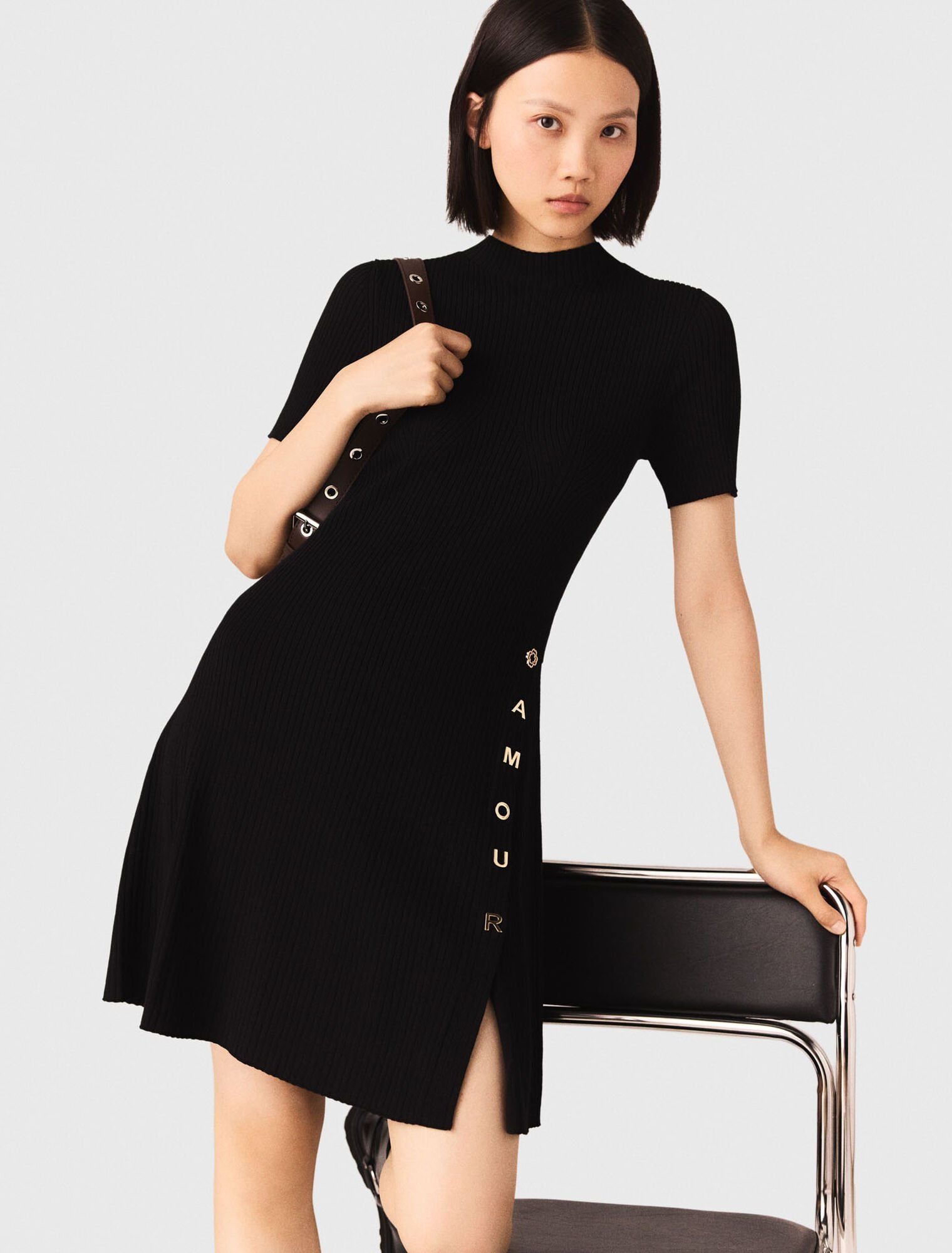 Đầm knit ngắn