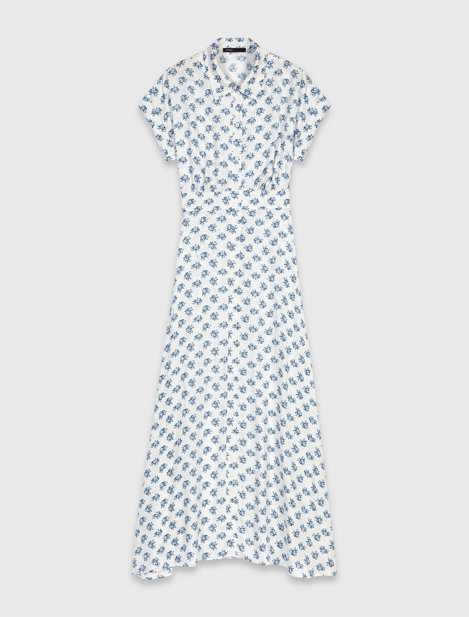 Đầm maxi họa tiết jacquard