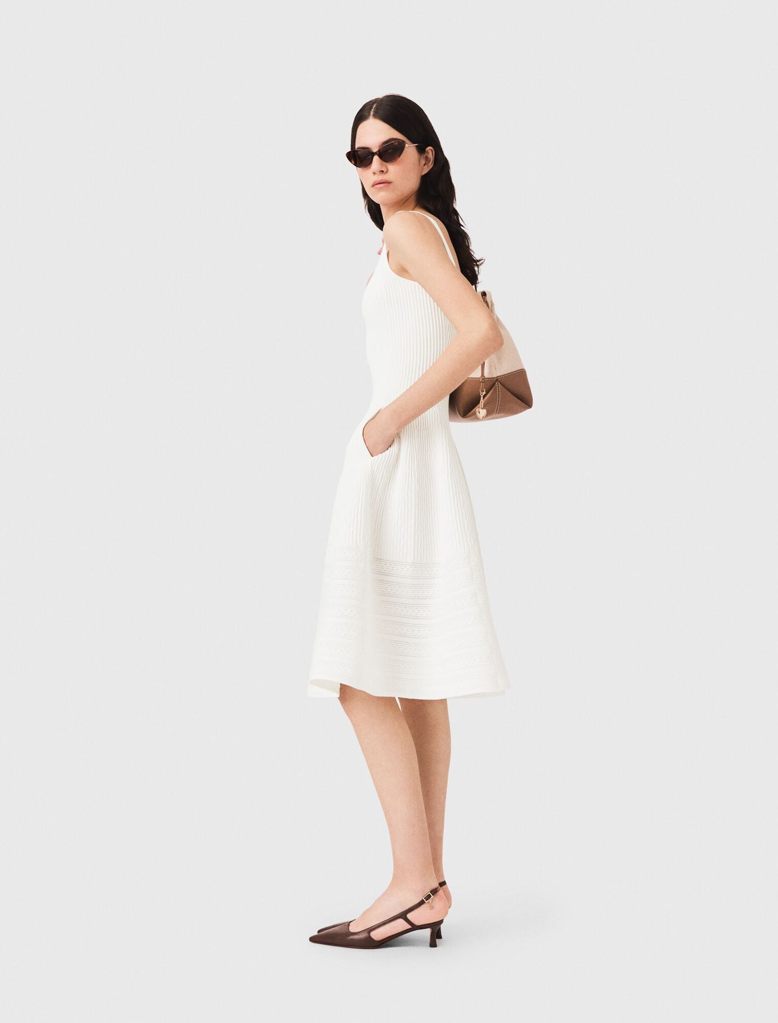 Đầm maxi dệt kim